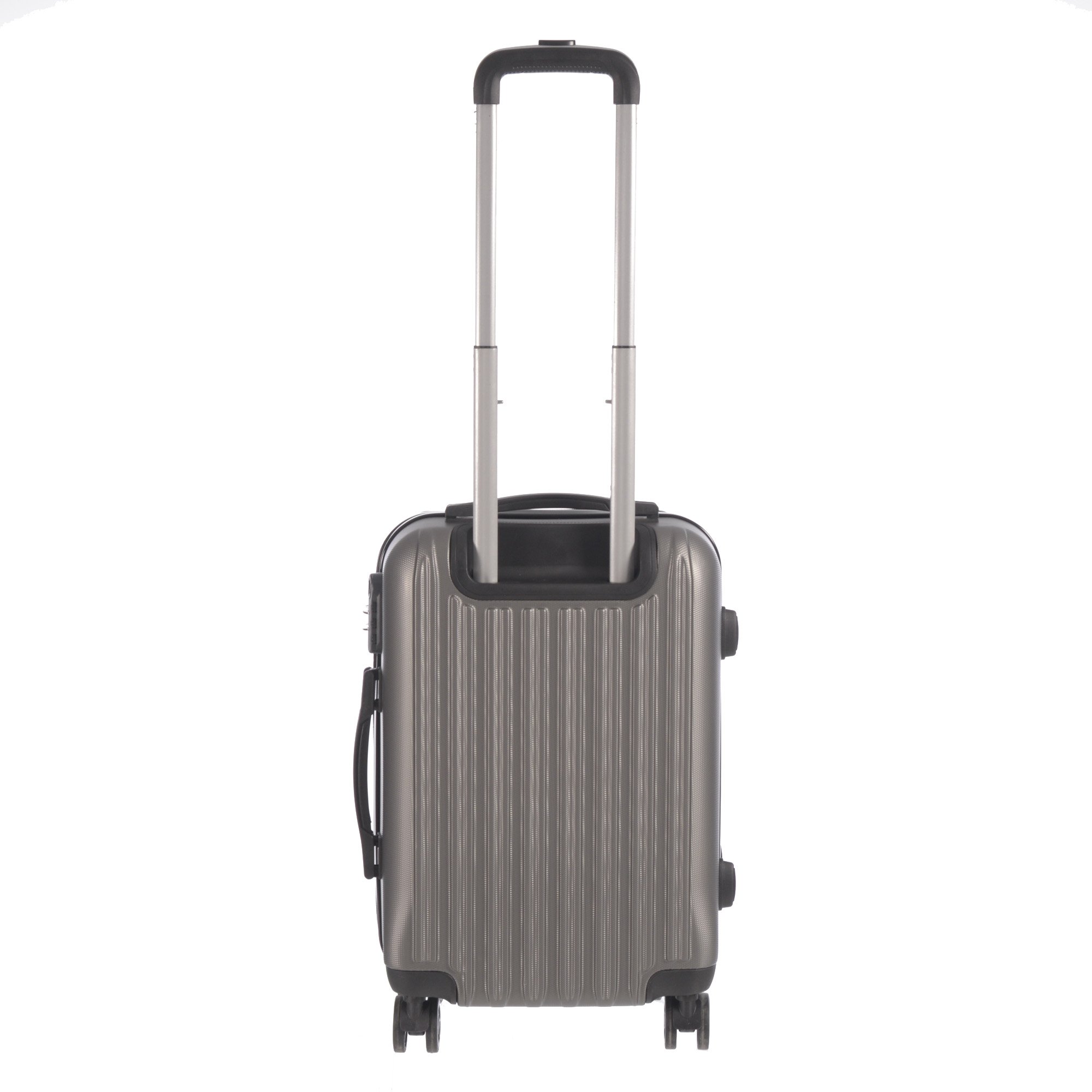 3 Piece Luggage Set Grove Collection featuring durable ABS outer shell, spinner wheels, and vibrant color options.