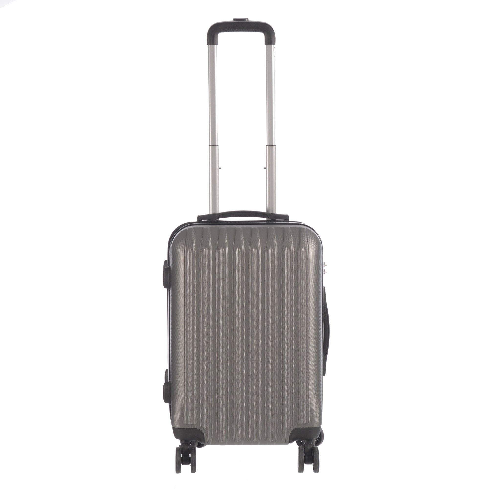 3 Piece Luggage Set Grove Collection featuring durable ABS outer shell, spinner wheels, and vibrant color options.