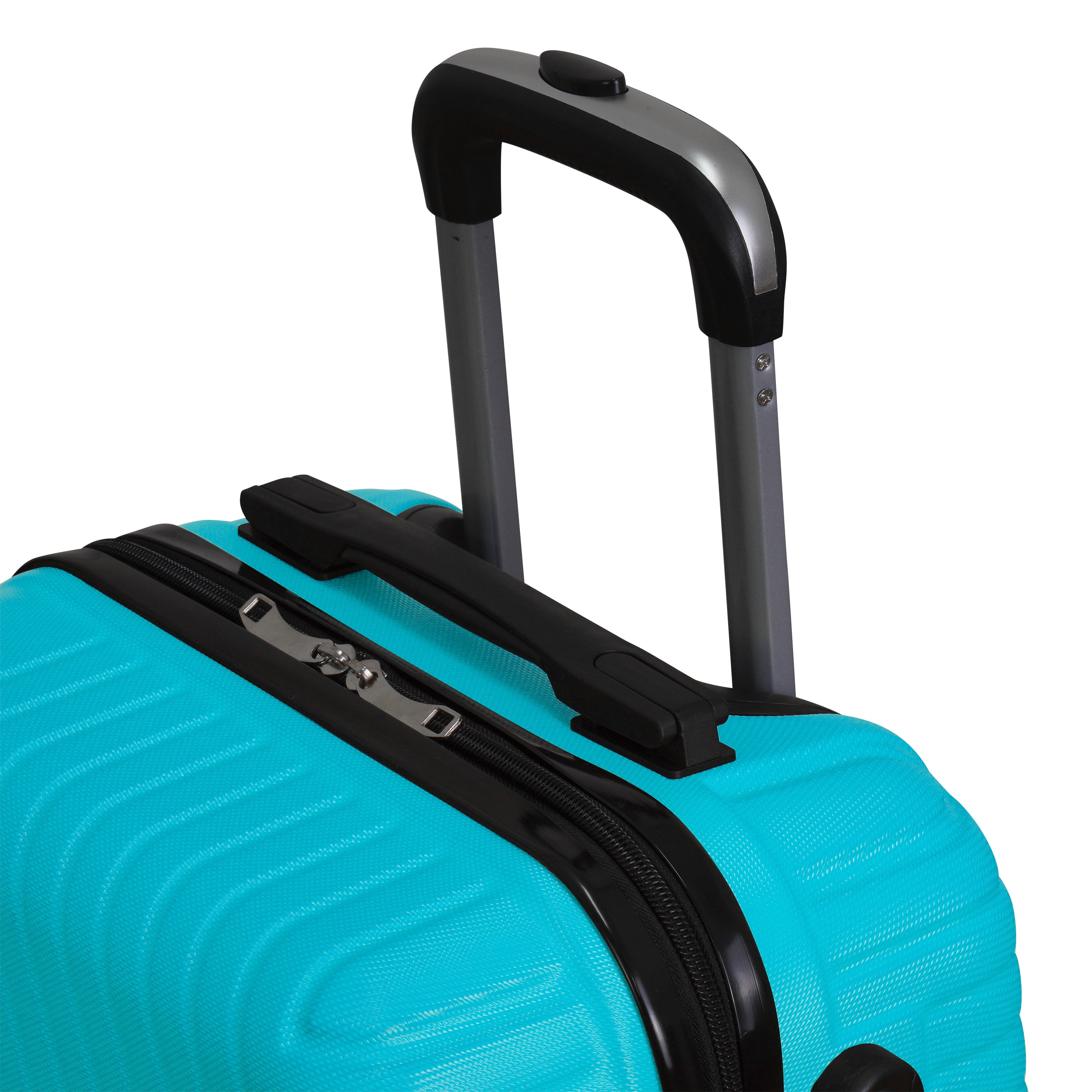 3 Piece Luggage Set Lattitude Collection featuring durable ABS outer shell, spinner wheels, and vibrant color options.