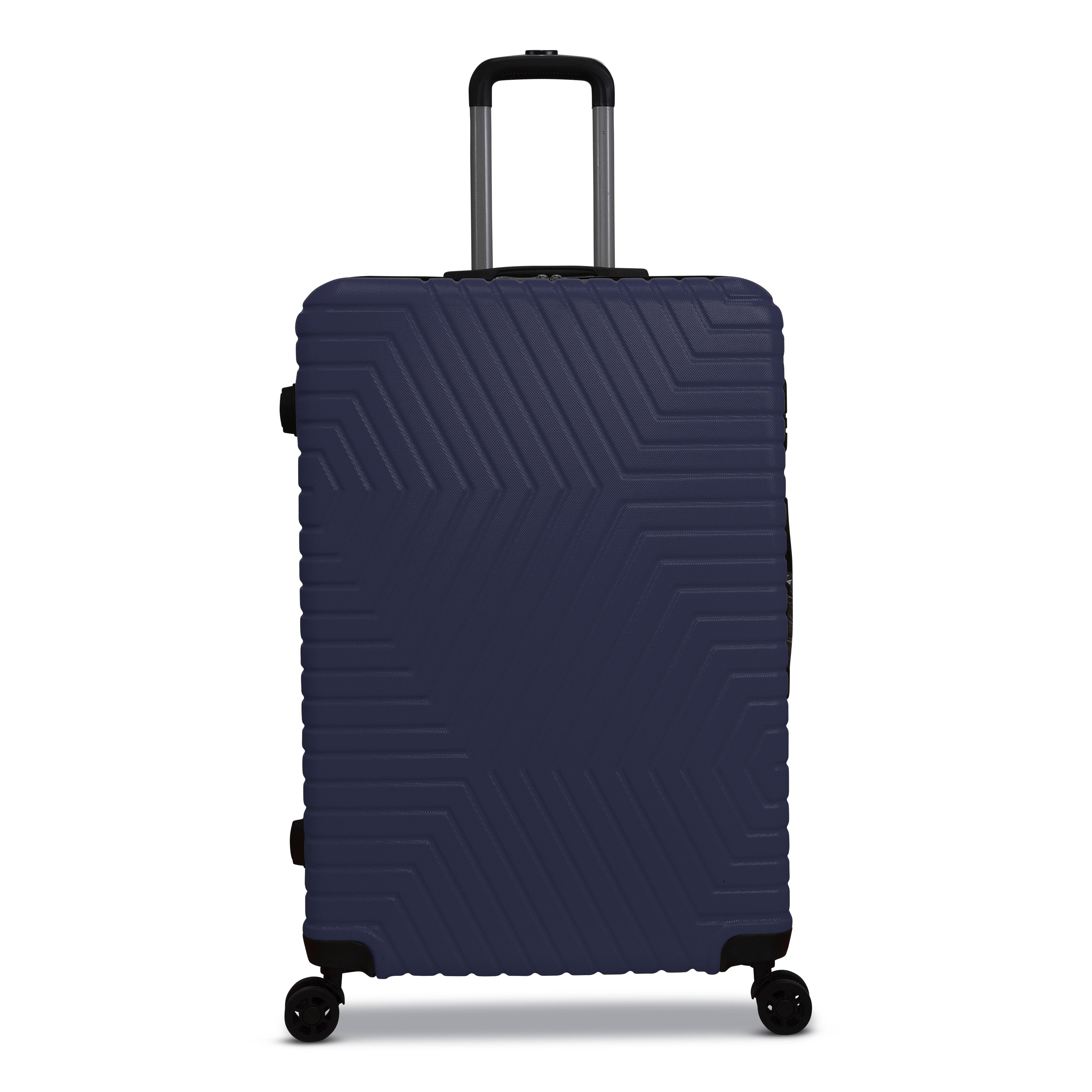 3 Piece Luggage Set Lattitude Collection featuring durable ABS outer shell, spinner wheels, and vibrant color options.