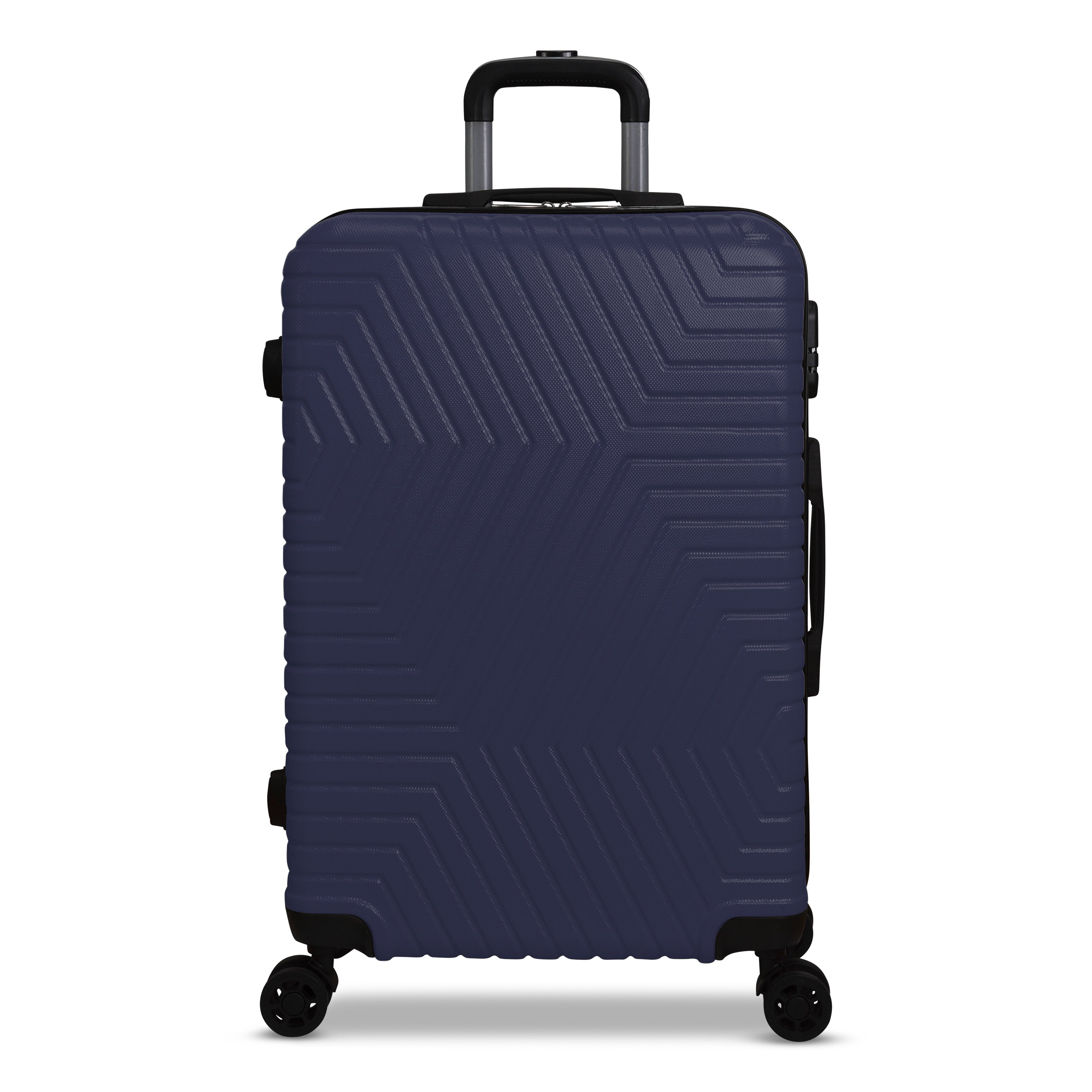 3 Piece Luggage Set Lattitude Collection featuring durable ABS outer shell, spinner wheels, and vibrant color options.