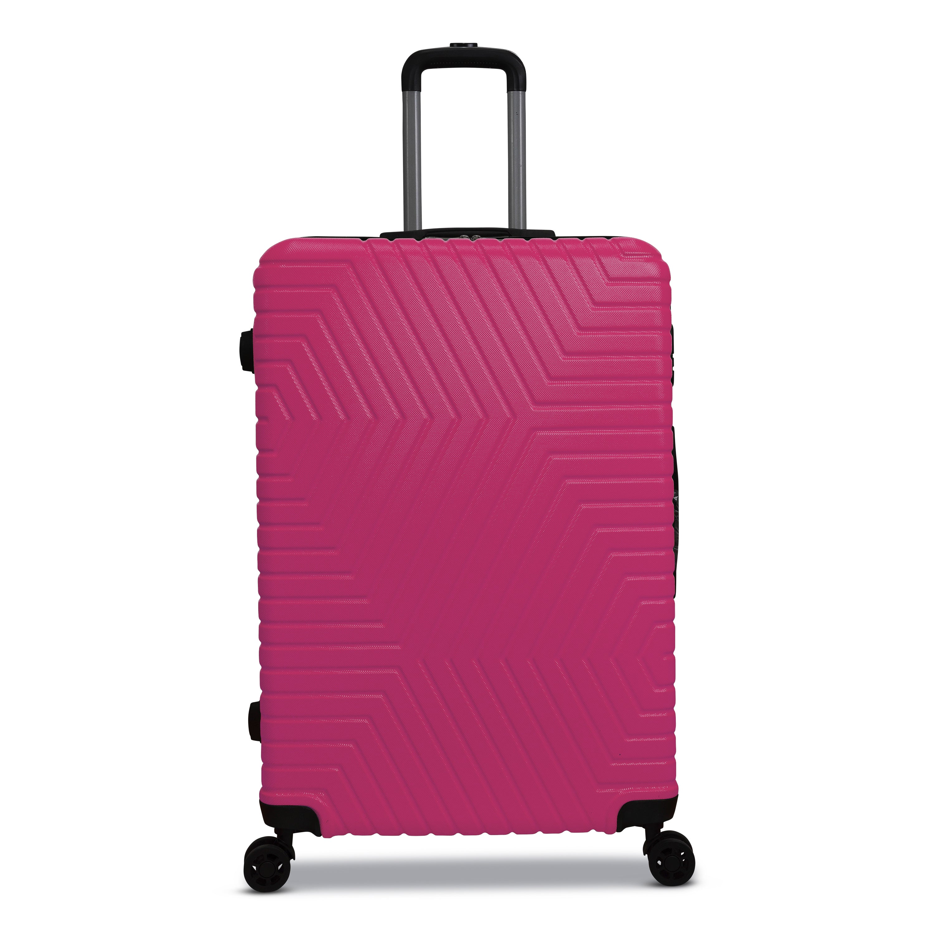 3 Piece Luggage Set Lattitude Collection featuring durable ABS outer shell, spinner wheels, and vibrant color options.