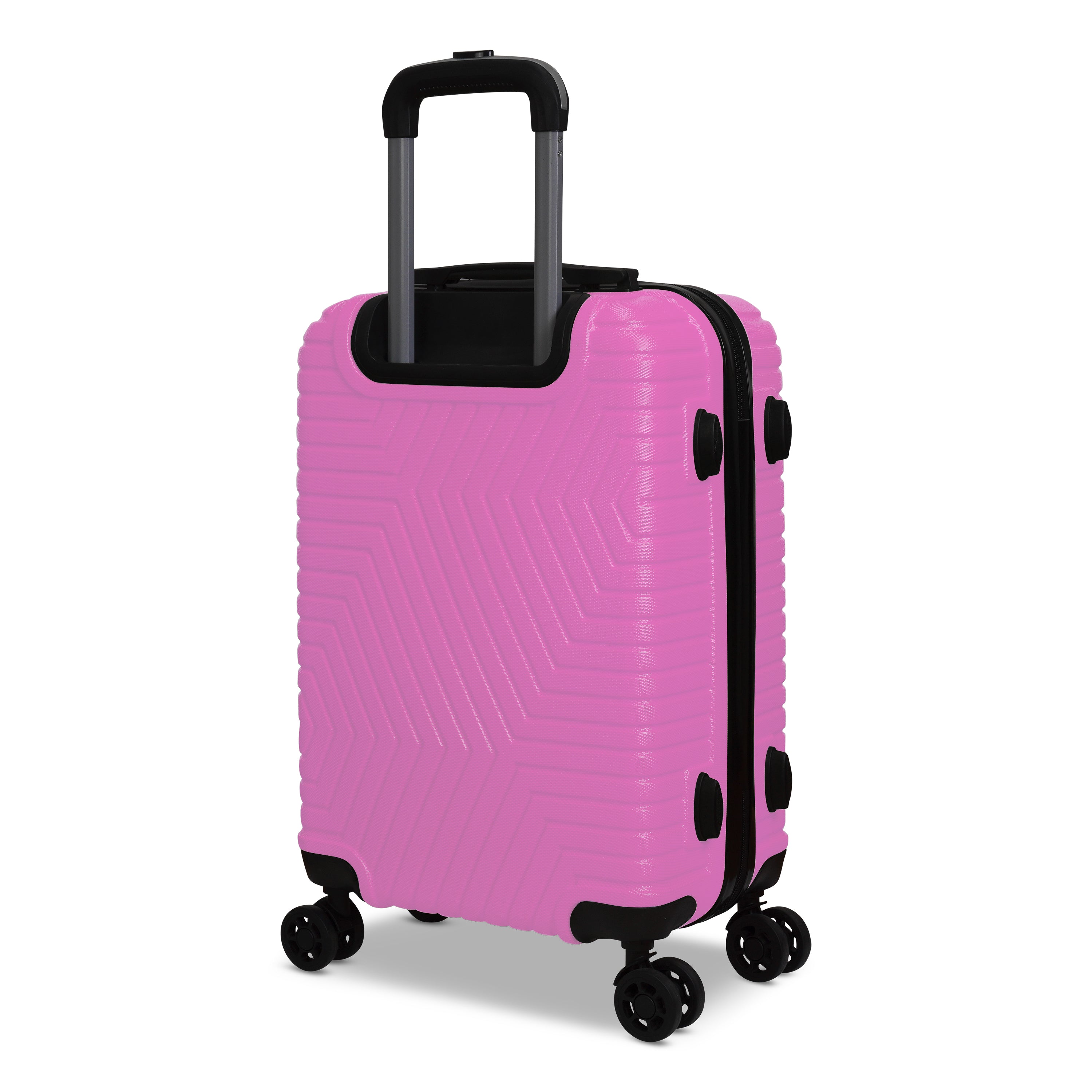 3 Piece Luggage Set Lattitude Collection featuring durable ABS outer shell, spinner wheels, and vibrant color options.