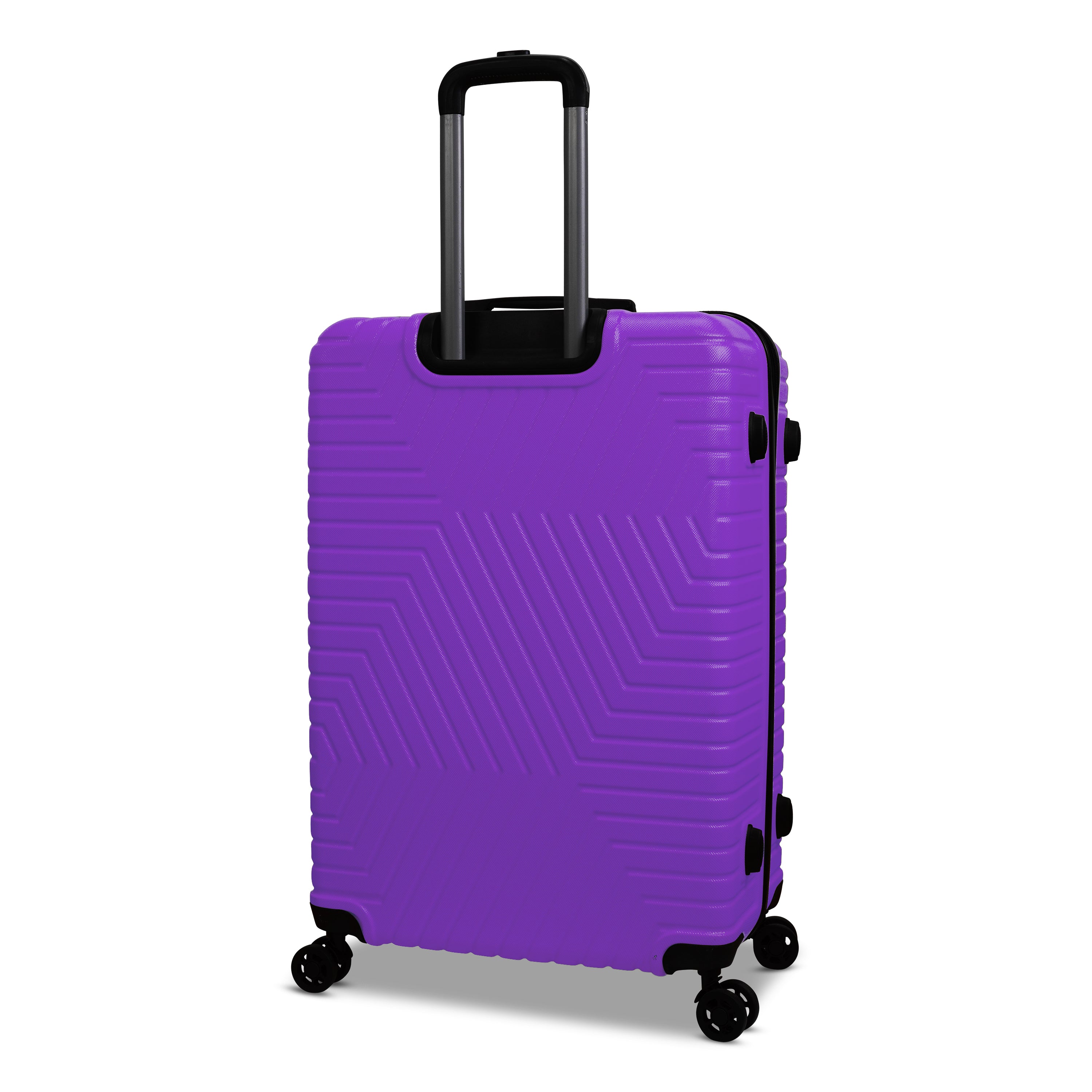 3 Piece Luggage Set Lattitude Collection featuring durable ABS outer shell, spinner wheels, and vibrant color options.