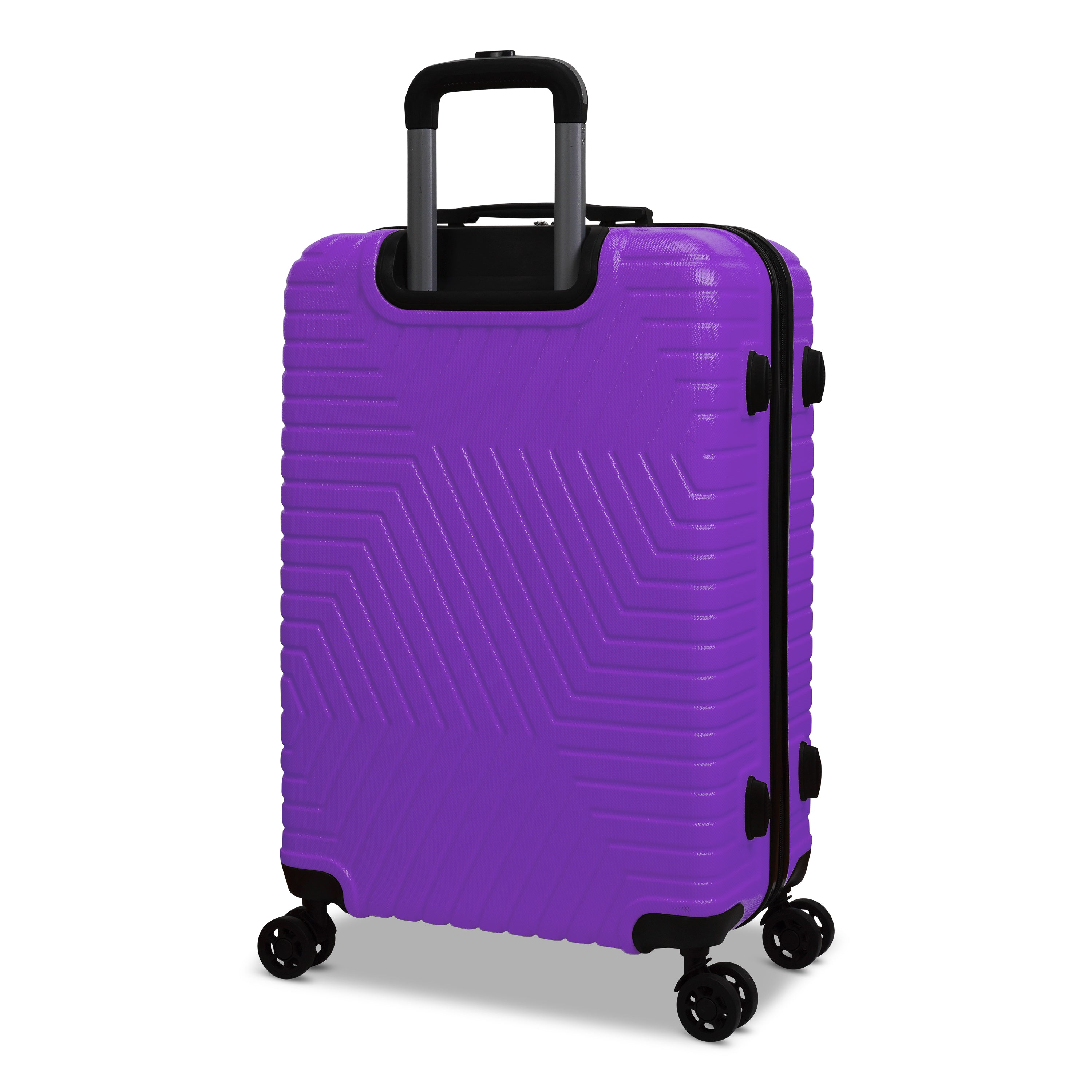 3 Piece Luggage Set Lattitude Collection featuring durable ABS outer shell, spinner wheels, and vibrant color options.