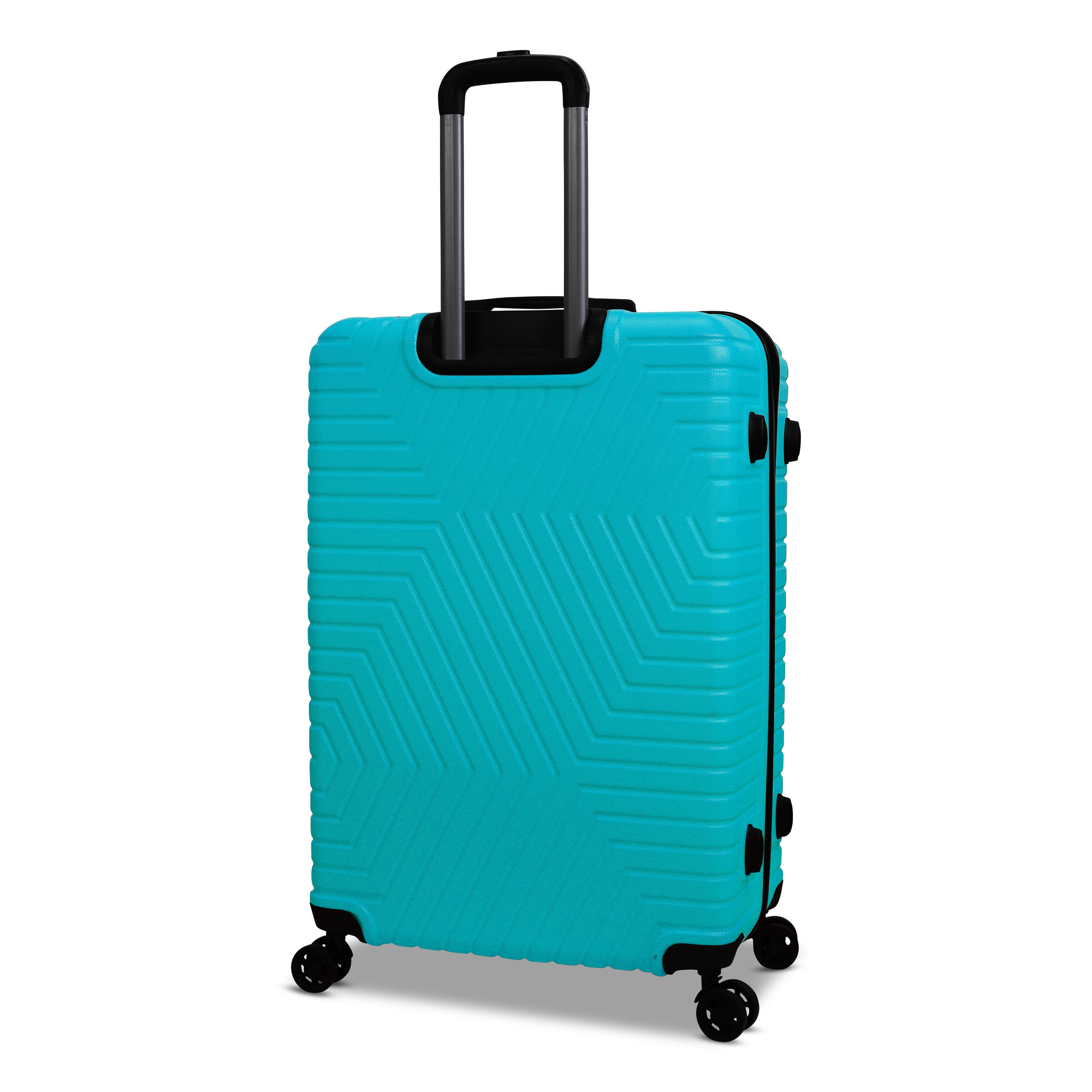 3 Piece Luggage Set Lattitude Collection featuring durable ABS outer shell, spinner wheels, and vibrant color options.