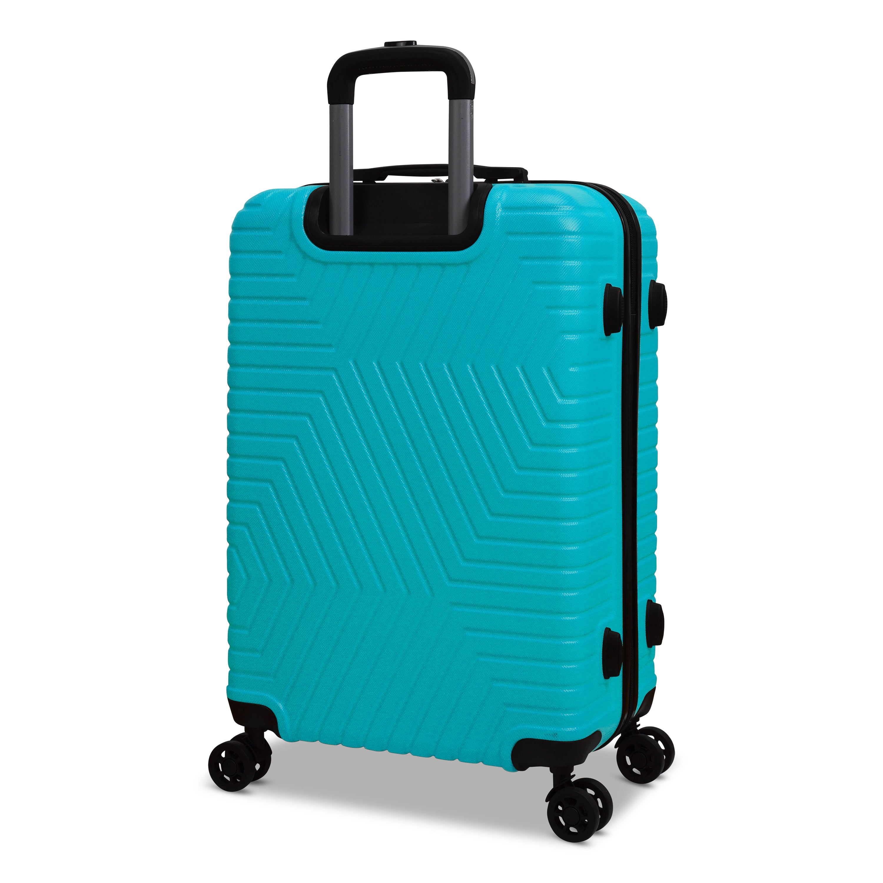 3 Piece Luggage Set Lattitude Collection featuring durable ABS outer shell, spinner wheels, and vibrant color options.