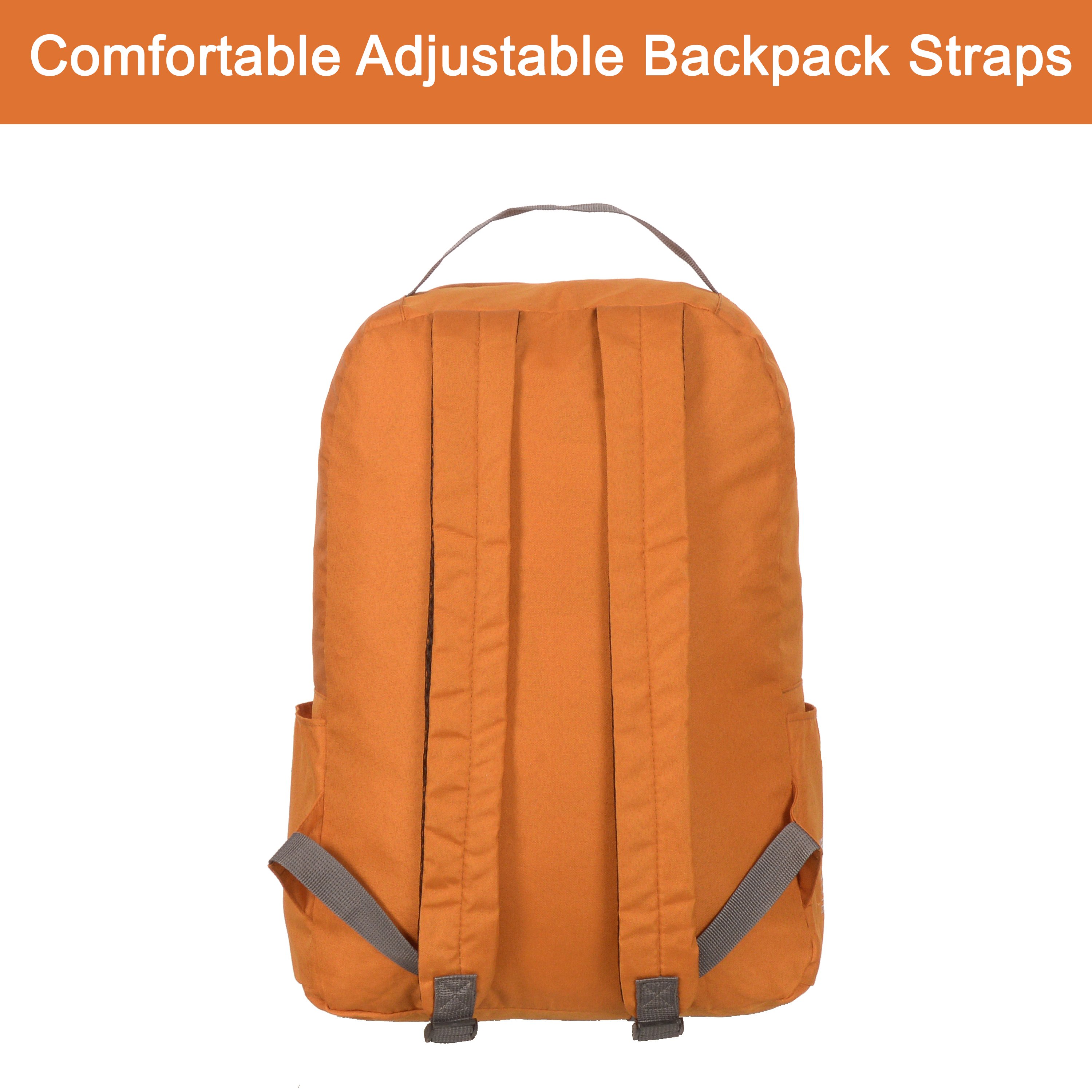 Foldable Backpack made of waterproof 600D Oxford polyester, featuring adjustable straps and multiple storage pockets.