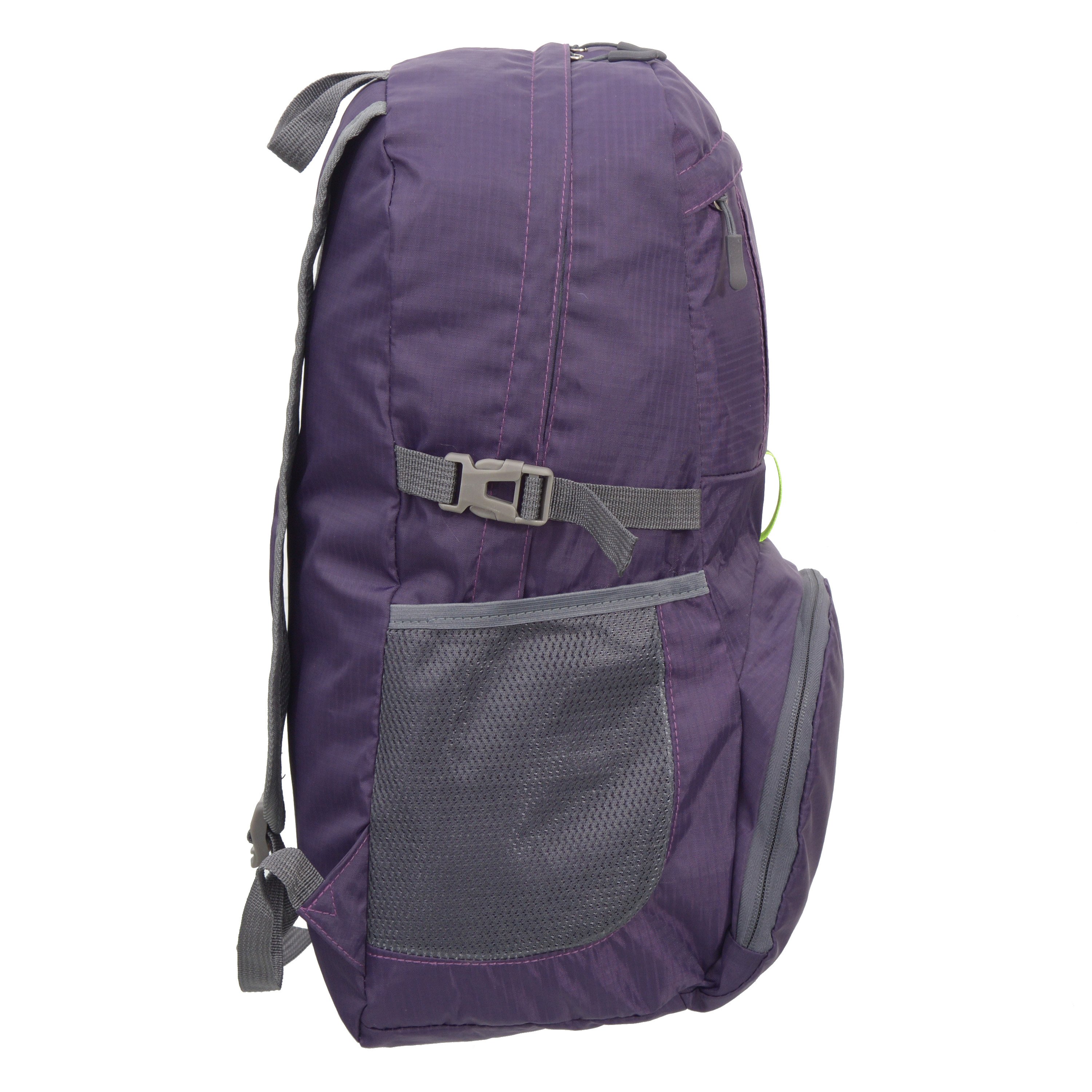 NICCI Foldable Backpack in a vibrant color, showcasing multiple pockets and a compact design, perfect for travel and outdoor activities.