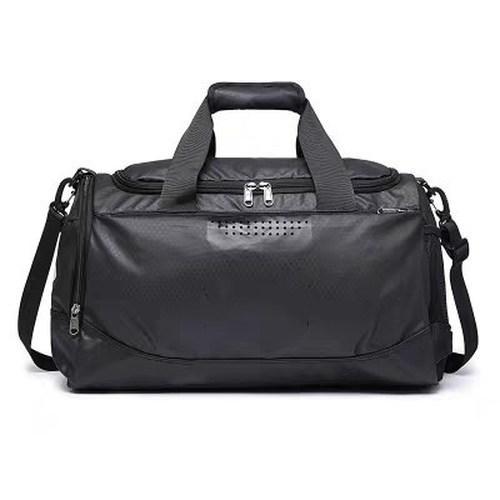 High Quality Waterproof Training Gym Bag in black, showcasing multiple compartments and a stylish design, perfect for athletes and fitness enthusiasts.