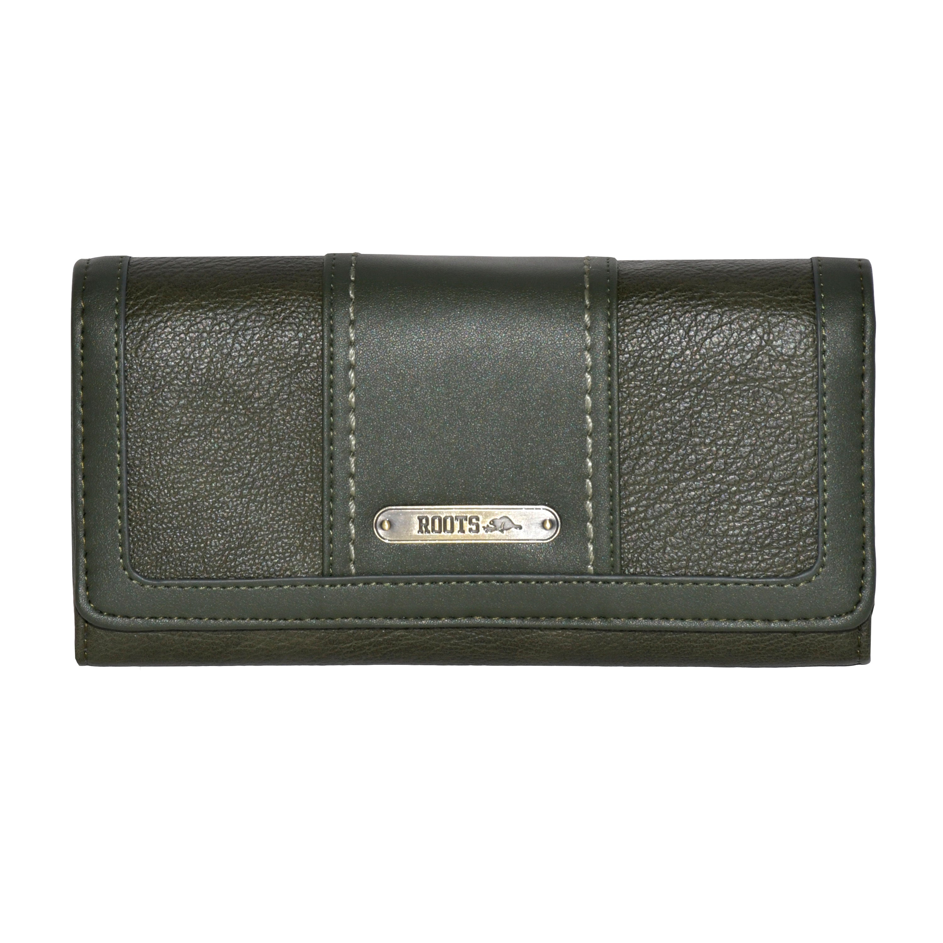 Ladies Pocket Clutch Wallet in high-quality PU leather with multiple card slots and zip pockets.