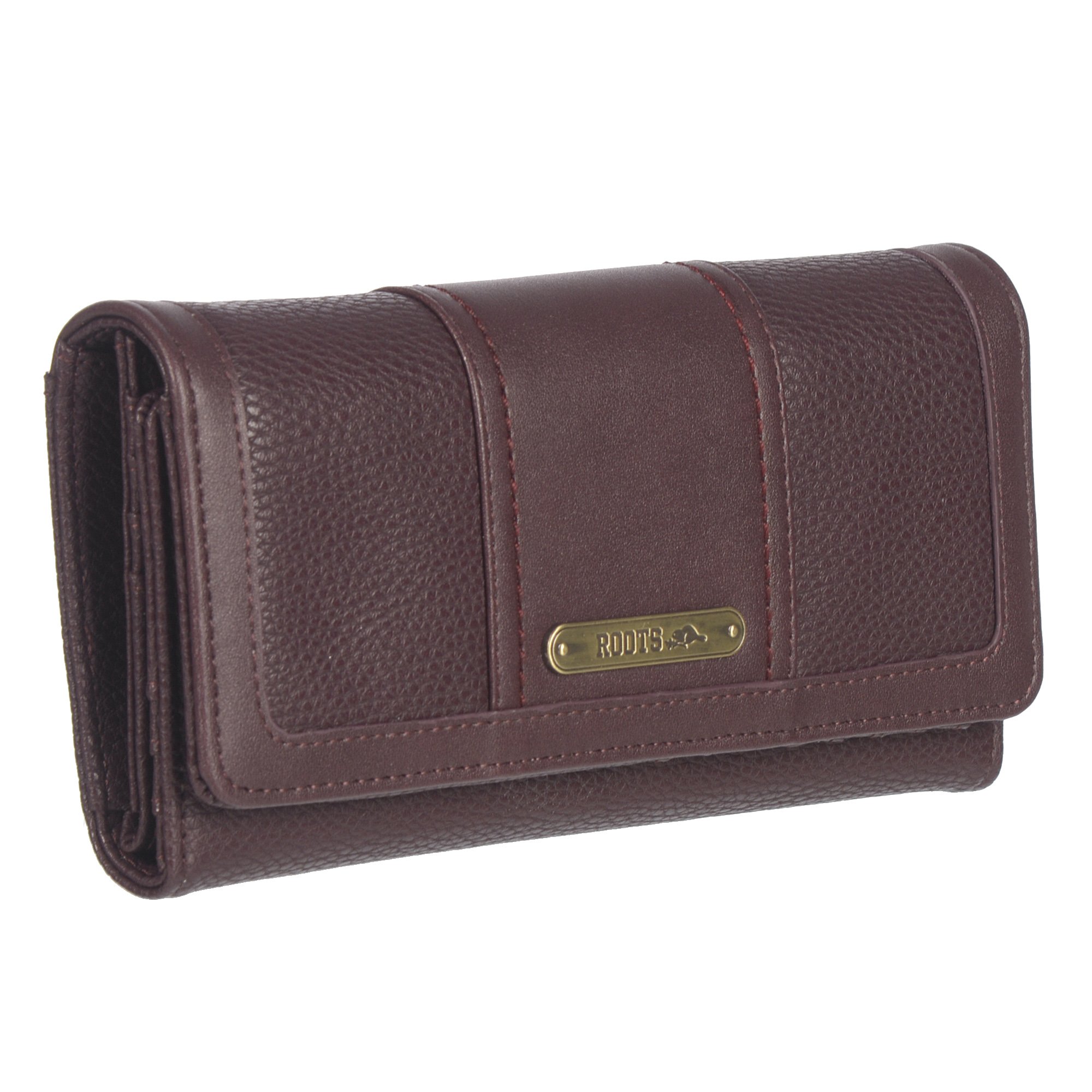 Ladies Pocket Clutch Wallet in high-quality PU leather with multiple card slots and zip pockets.