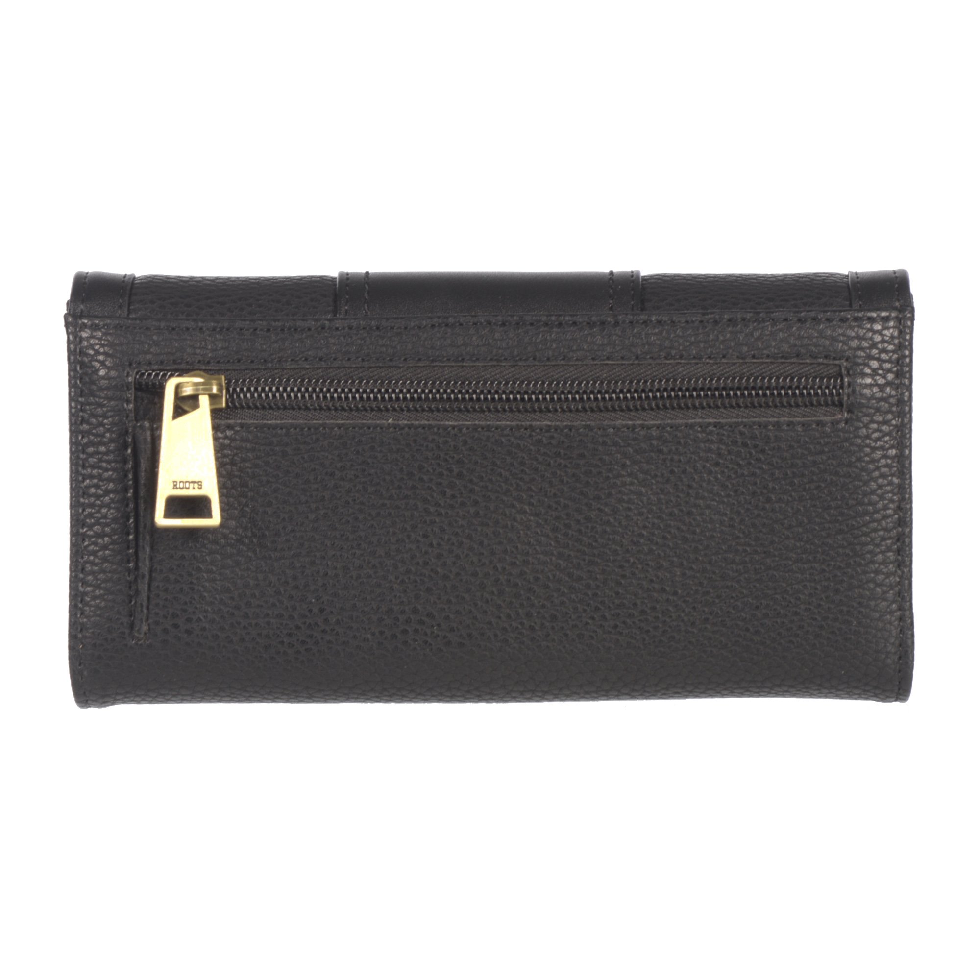 Ladies Pocket Clutch Wallet in high-quality PU leather with multiple card slots and zip pockets.