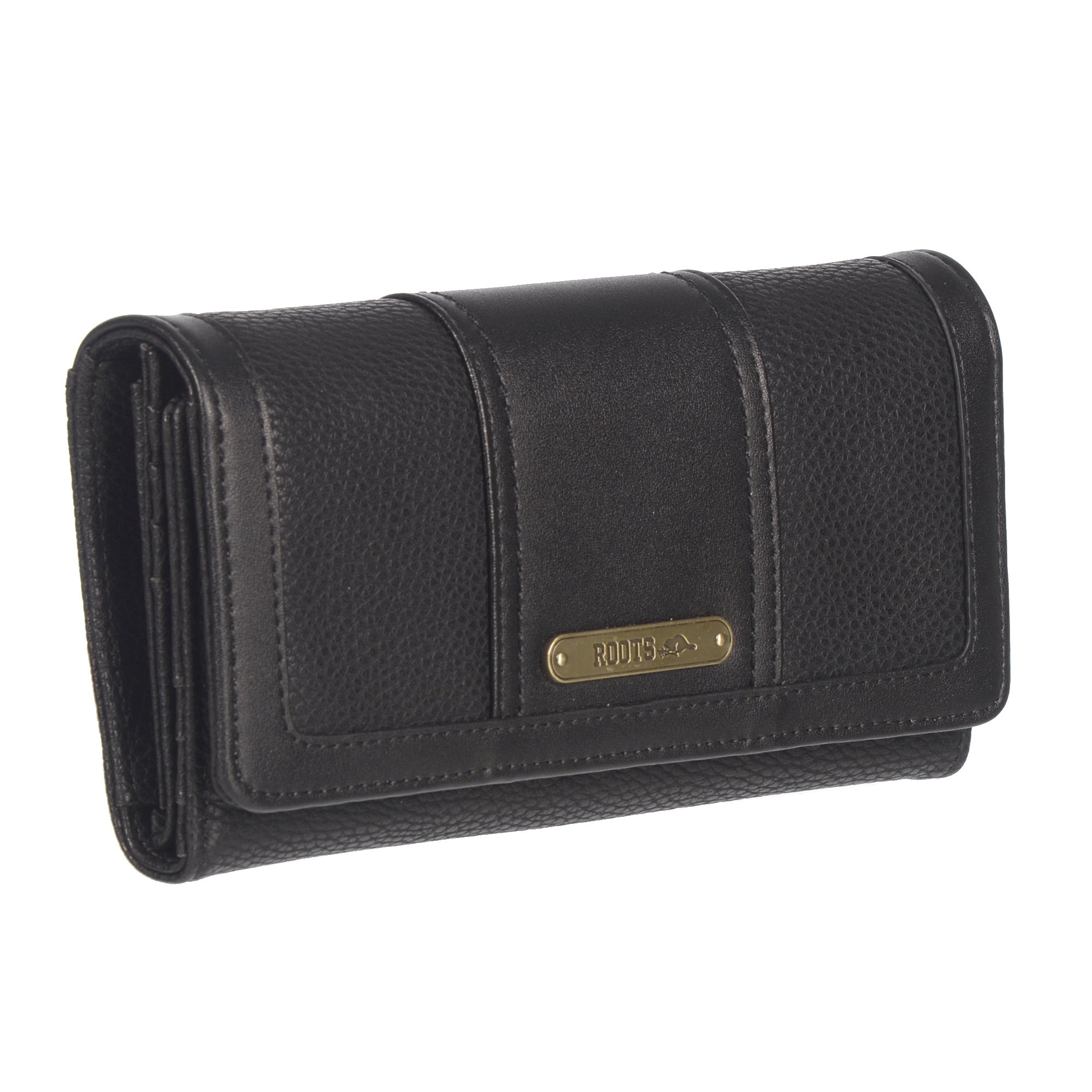 Ladies Pocket Clutch Wallet in high-quality PU leather with multiple card slots and zip pockets.