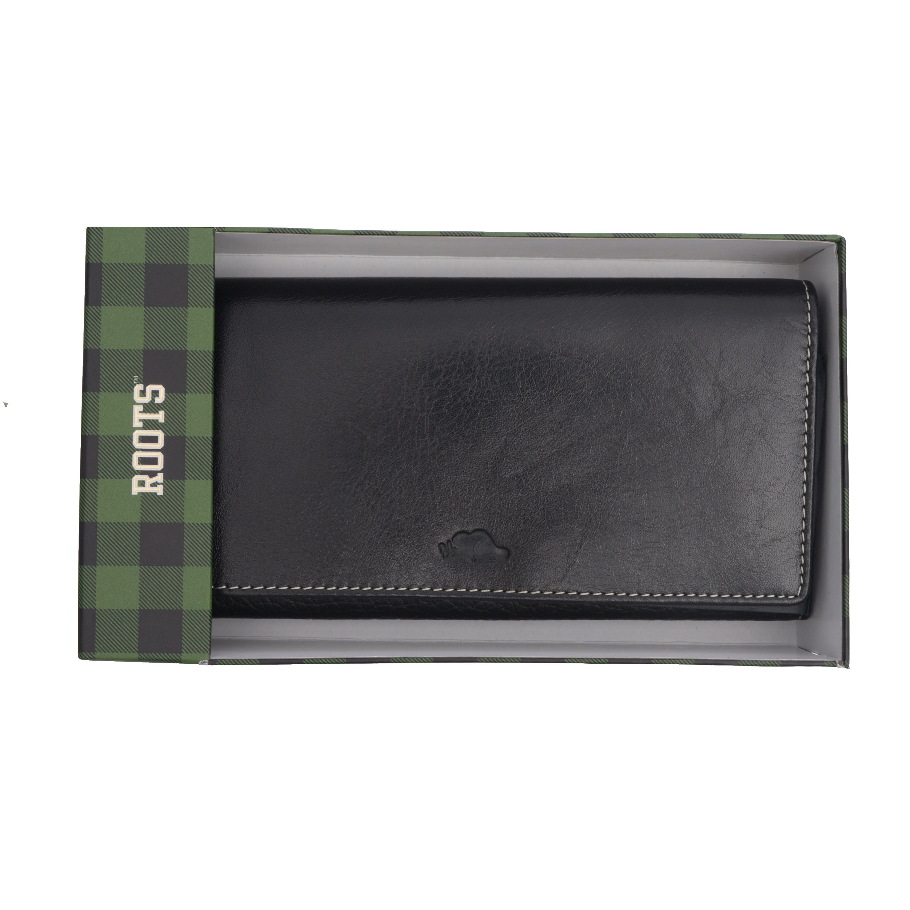 Ladies Pocket Clutch Wallet in high-quality PU leather with multiple card slots and zip pockets.