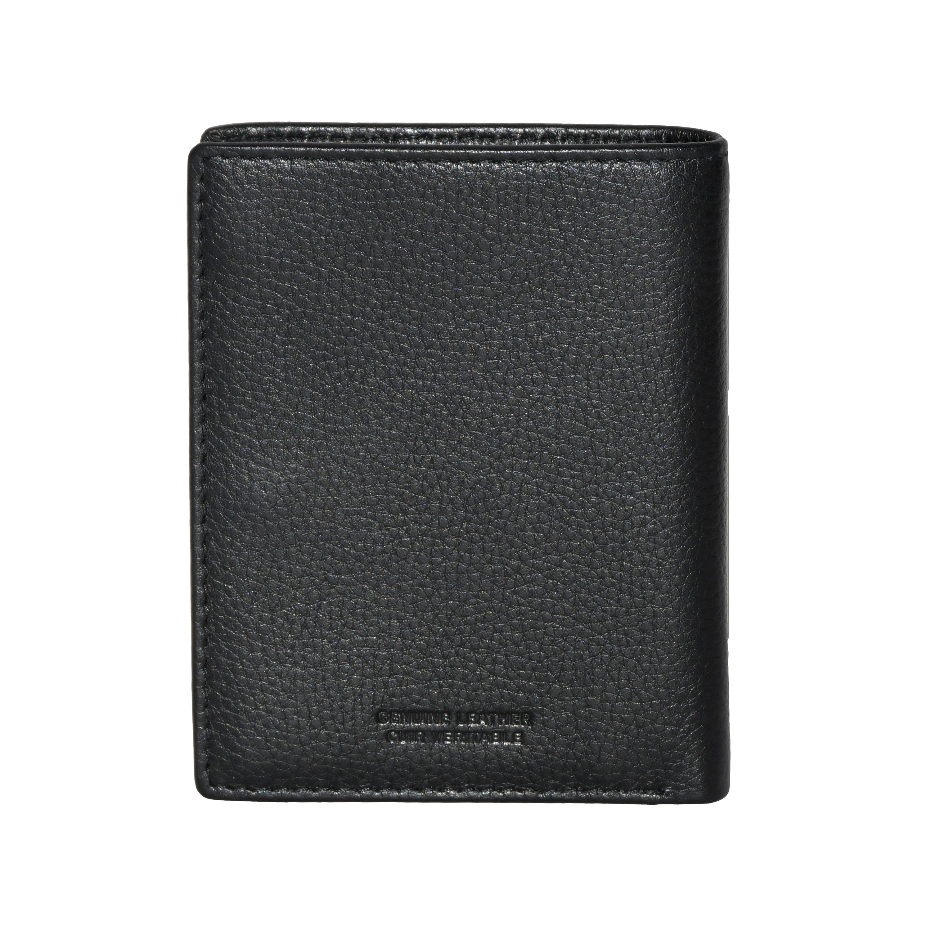 Men's Snap Cardholder and Billfold Wallet in sleek leather, featuring credit card slots, ID window, and bill compartment.