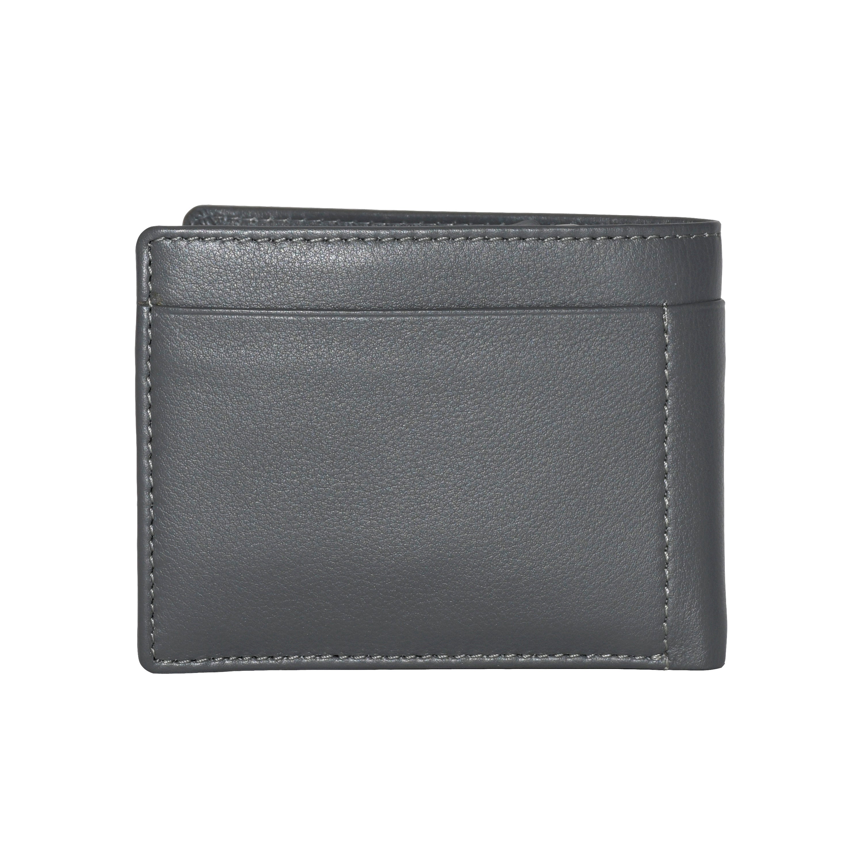 Men's wallet featuring a zippered pocket, multiple card slots, and a sleek design, perfect for everyday use.