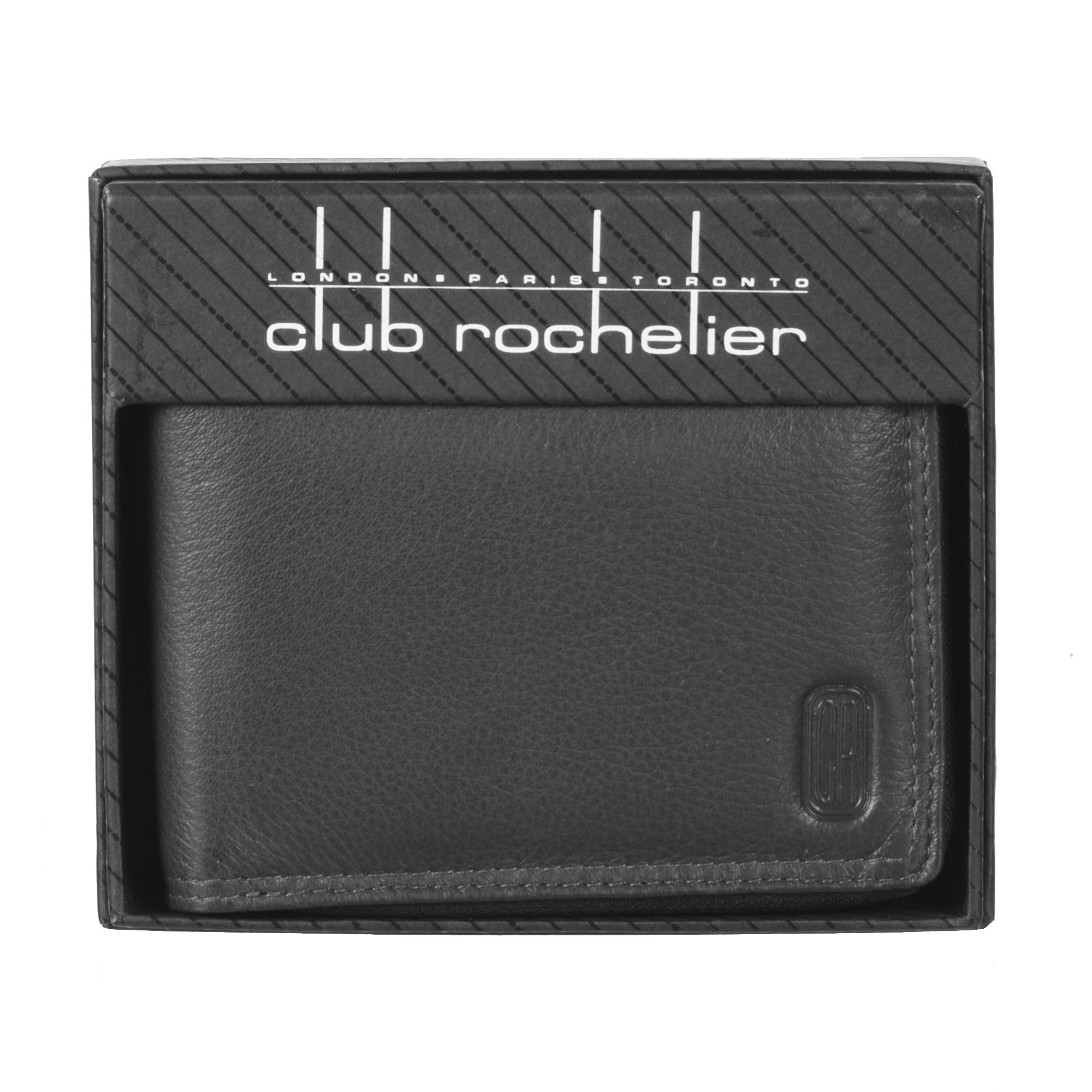 Men's Zip Around Billfold Wallet in handcrafted leather with secure zipper closure and multiple pockets for cards and coins.