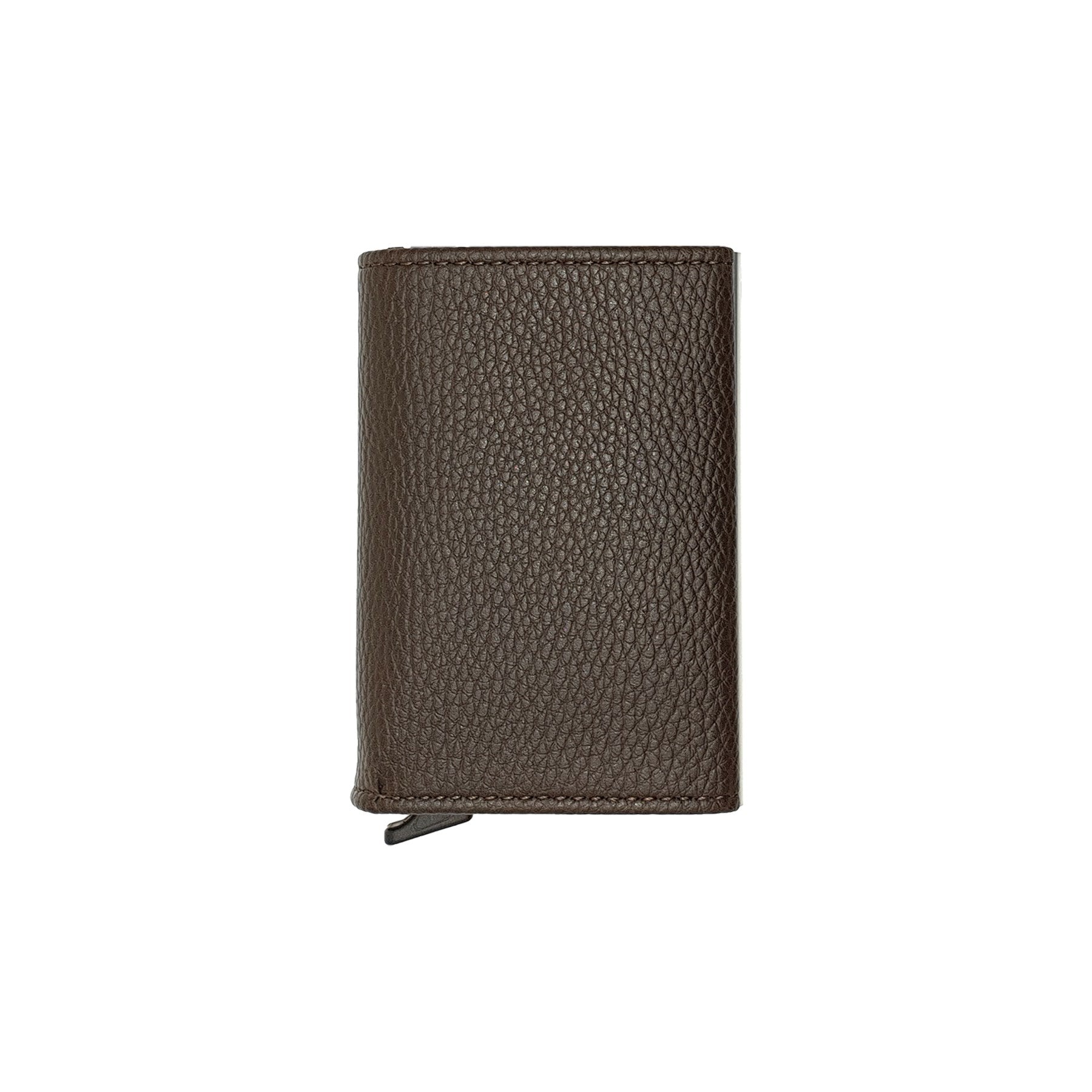 Agara PU Leather RFID Mechanism Card Holder in sleek design, showcasing card slots and pop-up mechanism.