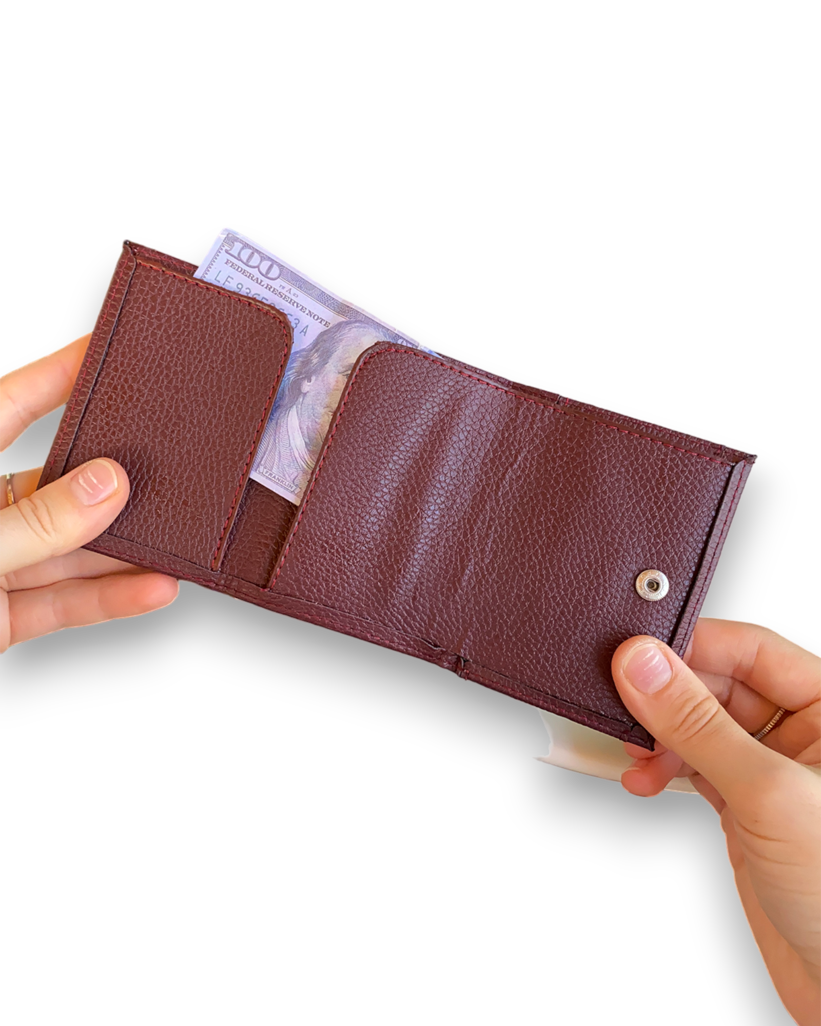 Agara PU Leather RFID Mechanism Card Holder in sleek design, showcasing card slots and pop-up mechanism.