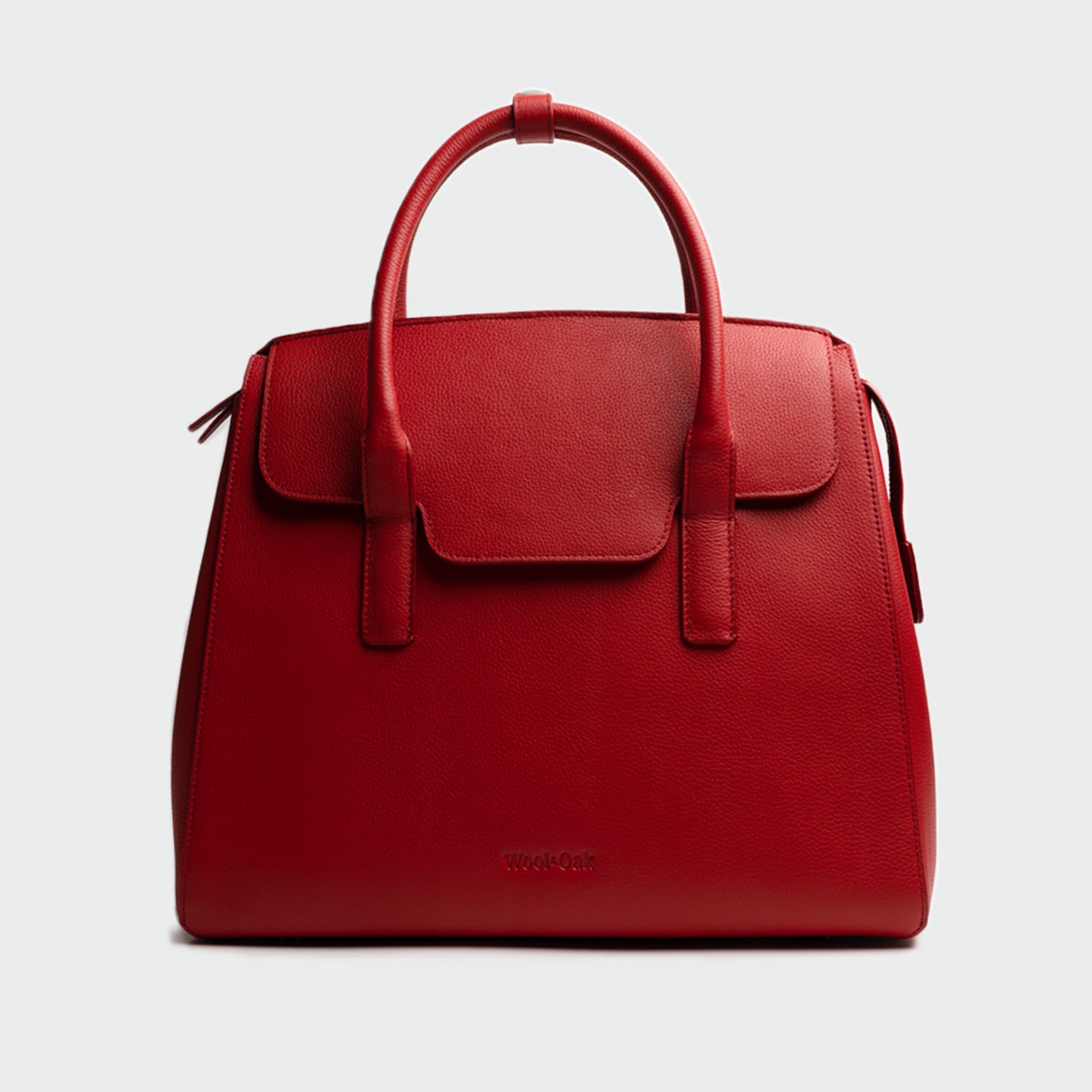 All Day Bag in pebble leather, showcasing its versatile design and spacious compartments.