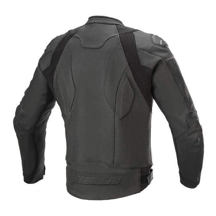 Alpinestars GP Plus R v3 Airflow Jacket showcasing perforated leather and reflective accents, designed for hot weather riding.