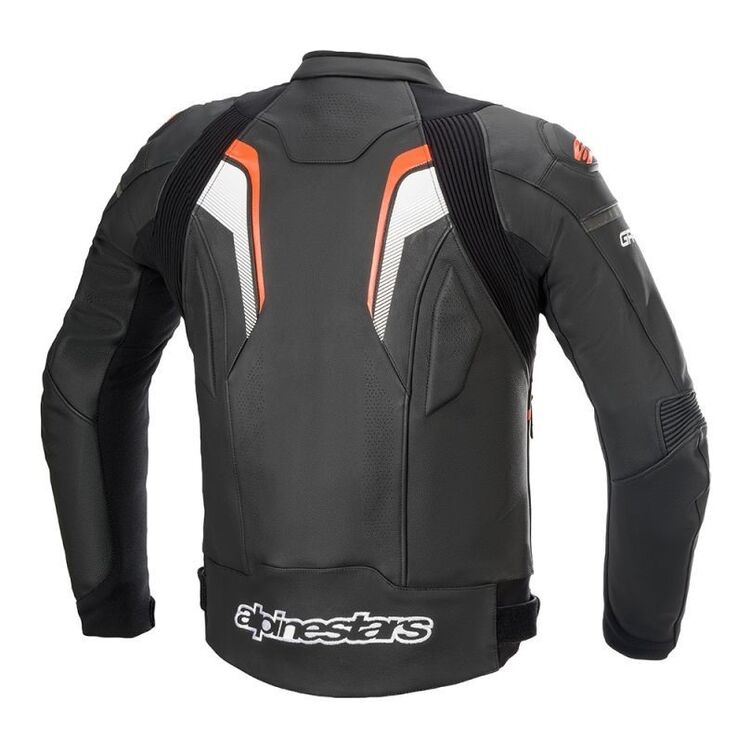 Alpinestars GP Plus R v3 Airflow Jacket showcasing perforated leather and reflective accents for enhanced visibility.