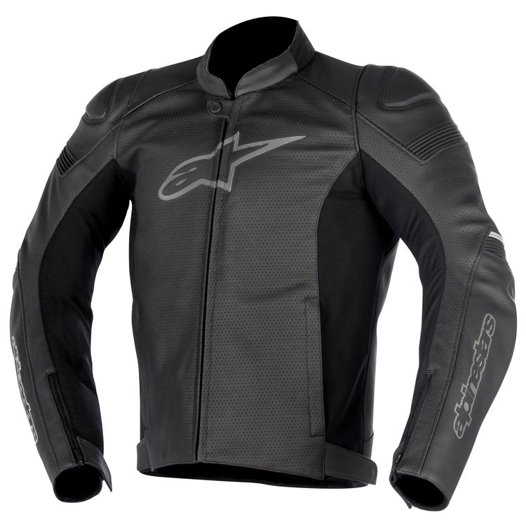 Alpinestars SP-1 Airflow Jacket showcasing premium leather, perforation panels, and protective features.