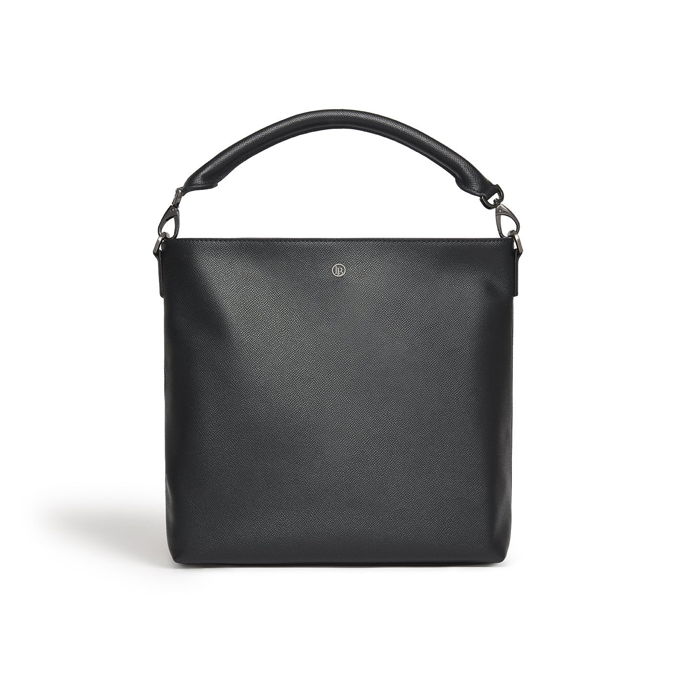 Alstonia Hobo Bag in Black, featuring a slouchy design, adjustable strap, and elegant hardware details.