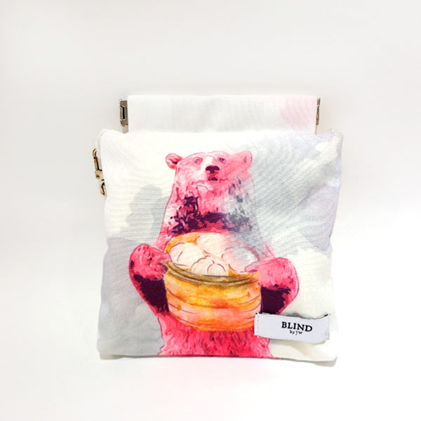 Large Animals Bag Clip Bag featuring a colorful animal design, perfect for securing belongings.