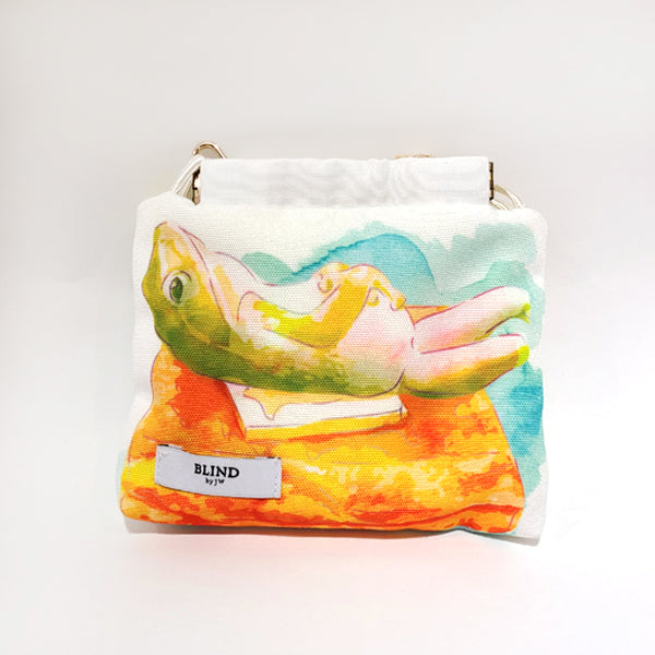 Large Animals Bag Clip Bag featuring a colorful animal design, perfect for securing belongings.