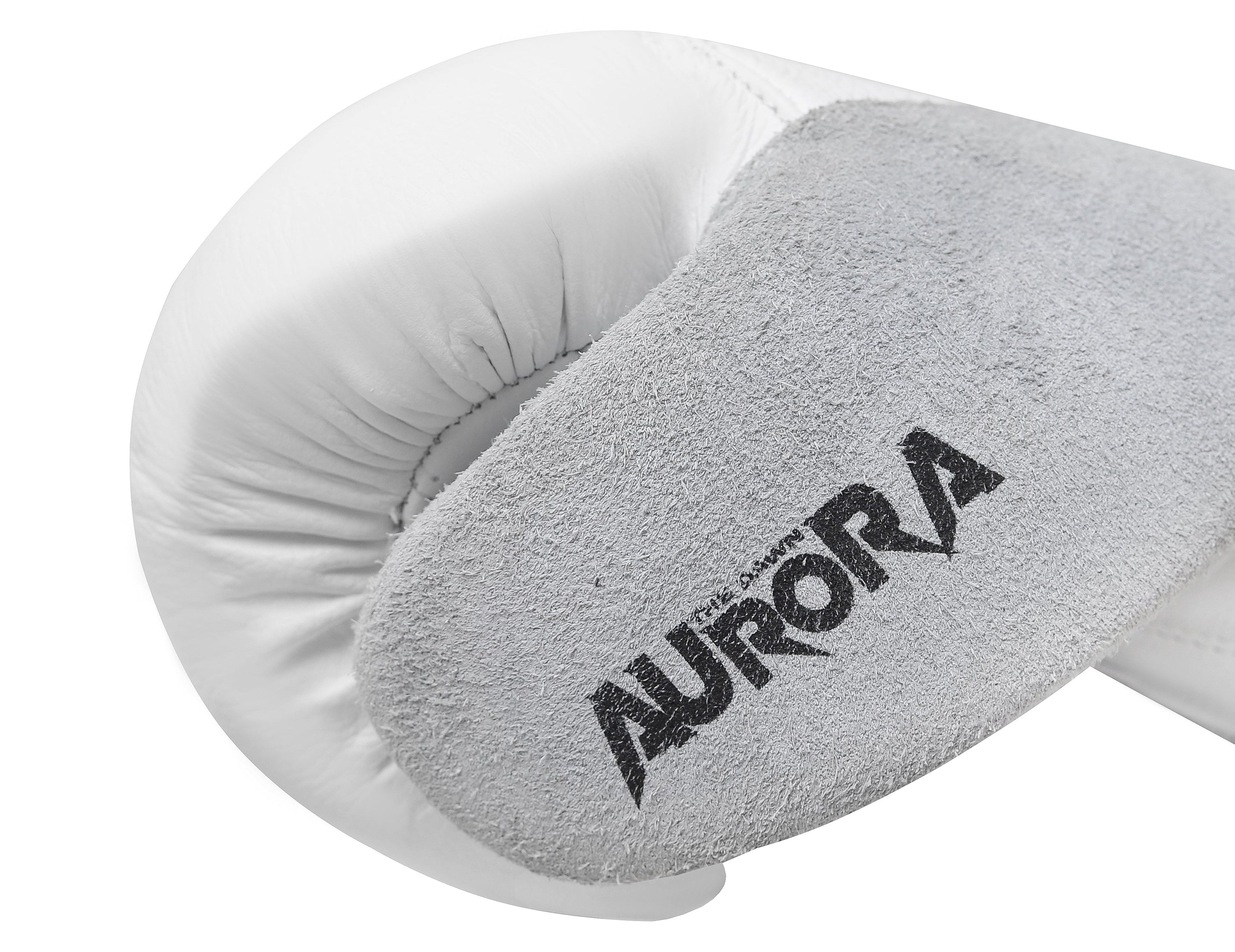 Aurora Boxing Gloves made from genuine leather, featuring multi-layered foam padding and ergonomic design for professional training.