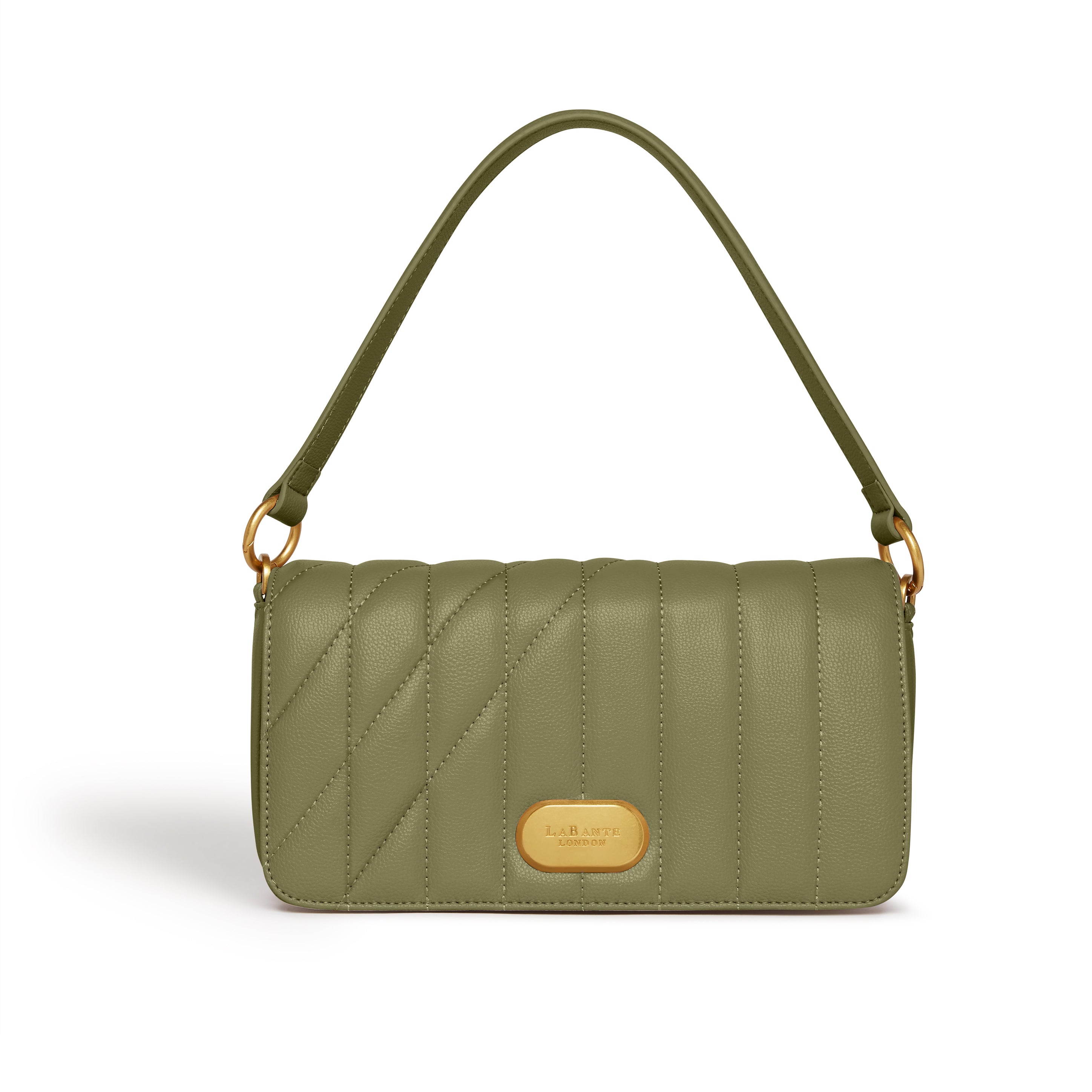 Aurora Crossbody Bag in Green featuring artistic straps and adjustable shoulder straps, made from eco-friendly materials.