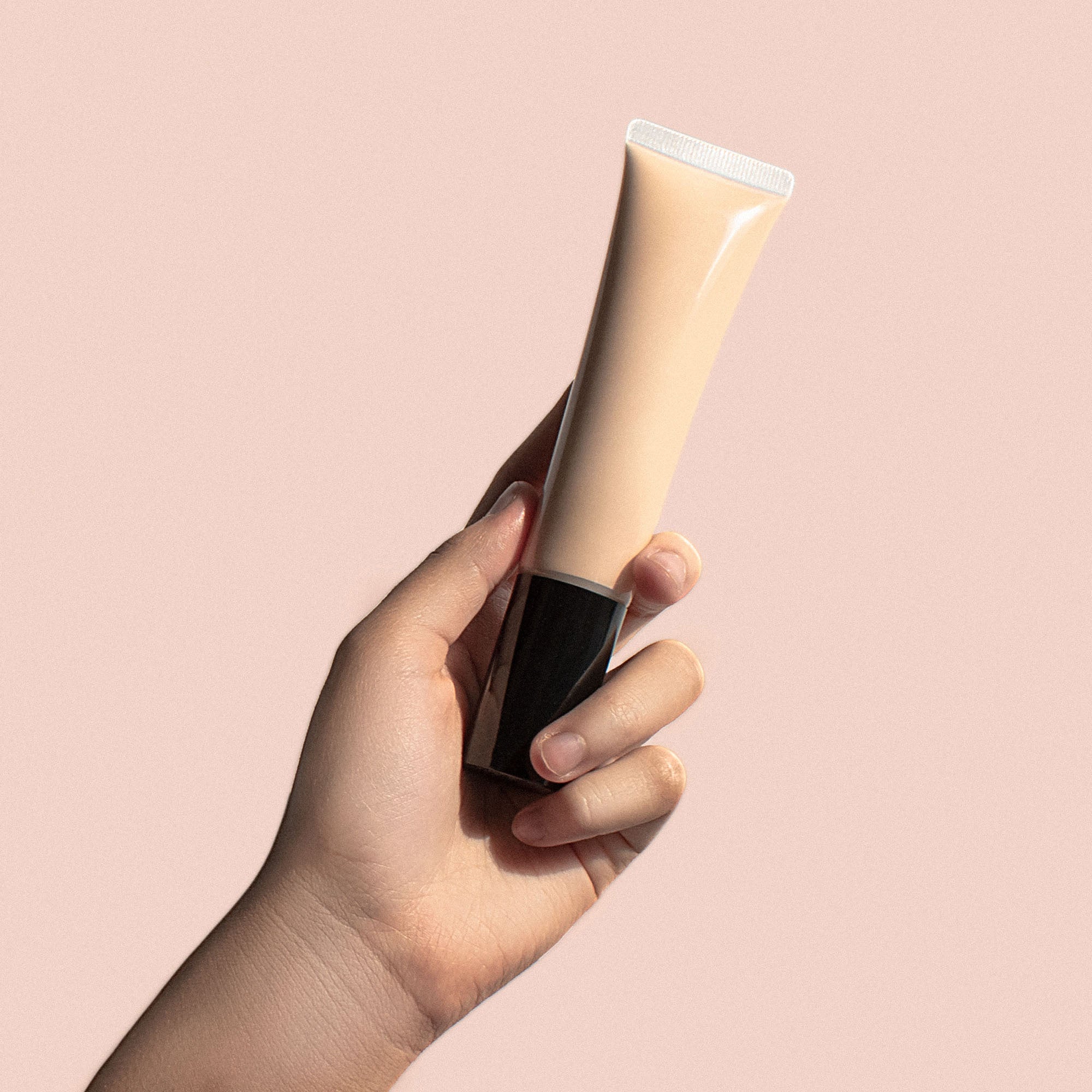 BB Cream with SPF 18 in a sleek bottle, showcasing its lightweight formula and eco-friendly packaging.