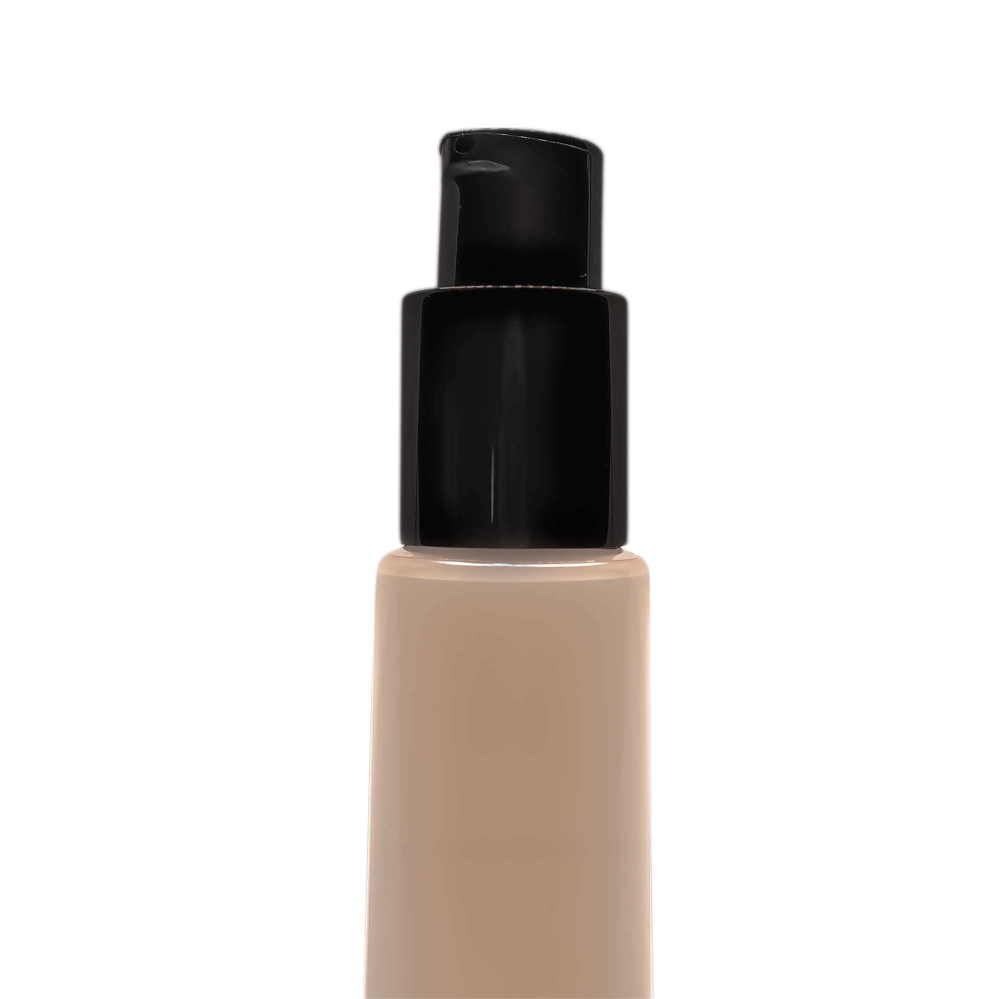 BB Cream with SPF 18 in a sleek bottle, showcasing its lightweight formula and eco-friendly packaging.