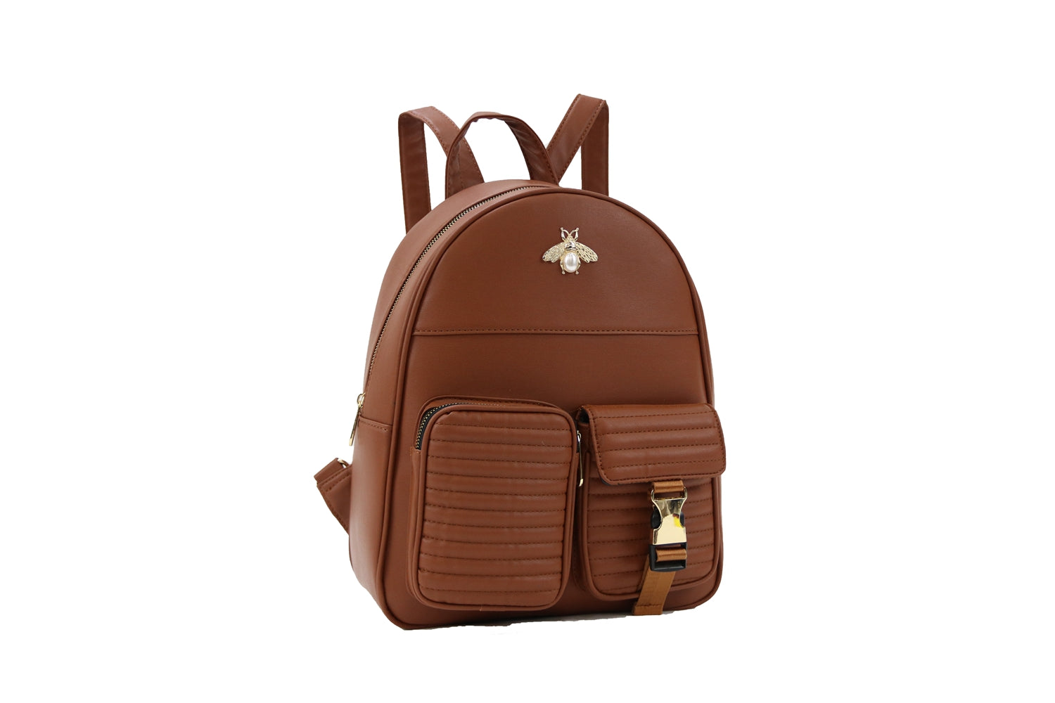 Backpack B1722 in a stylish design, featuring padded straps and spacious compartments.