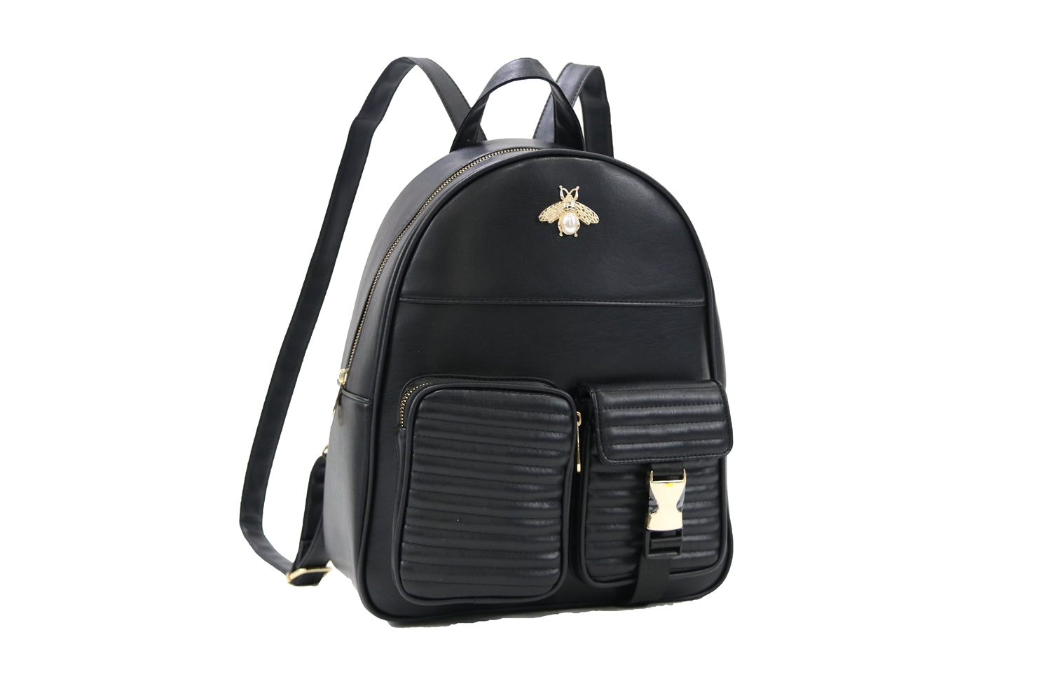 Backpack B1722 in a stylish design, featuring padded straps and spacious compartments.