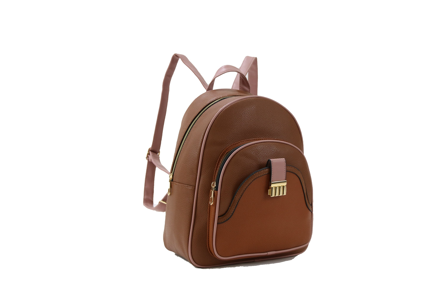 Backpack B1931 featuring a sleek design, padded straps, and spacious compartments, ideal for school and travel.