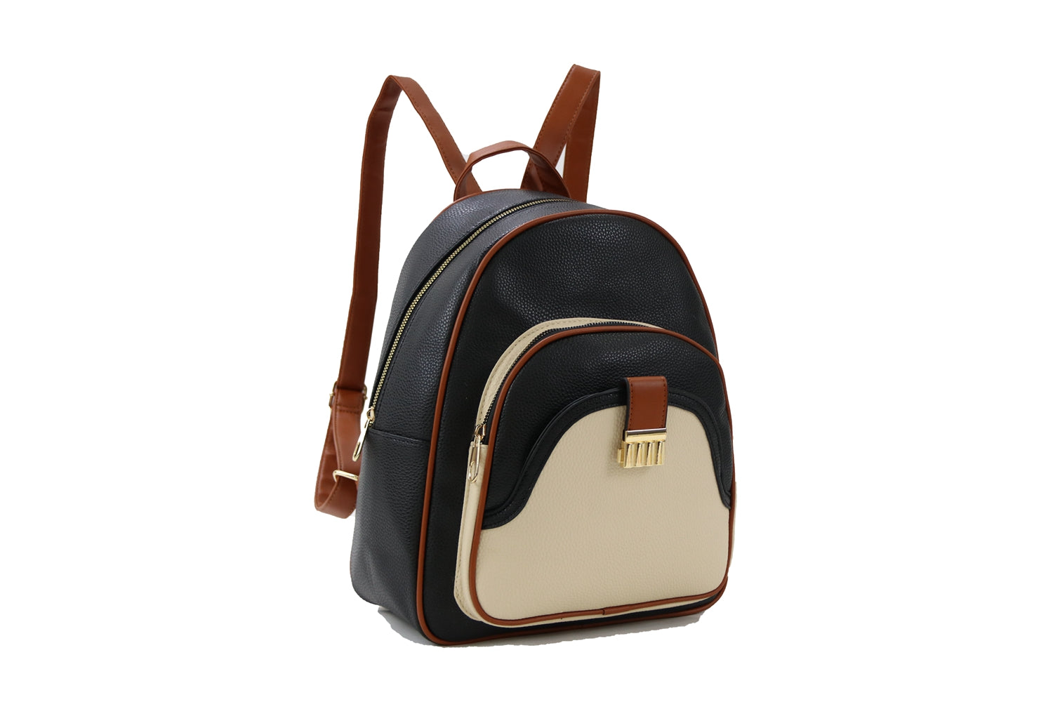 Backpack B1931 featuring a sleek design, padded straps, and spacious compartments, ideal for school and travel.