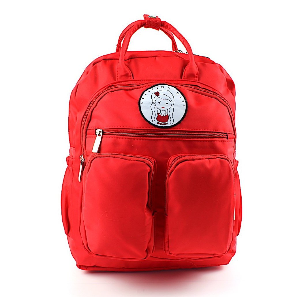 Stylish waterproof backpack for work and university with iPad pocket and multiple zipped compartments.