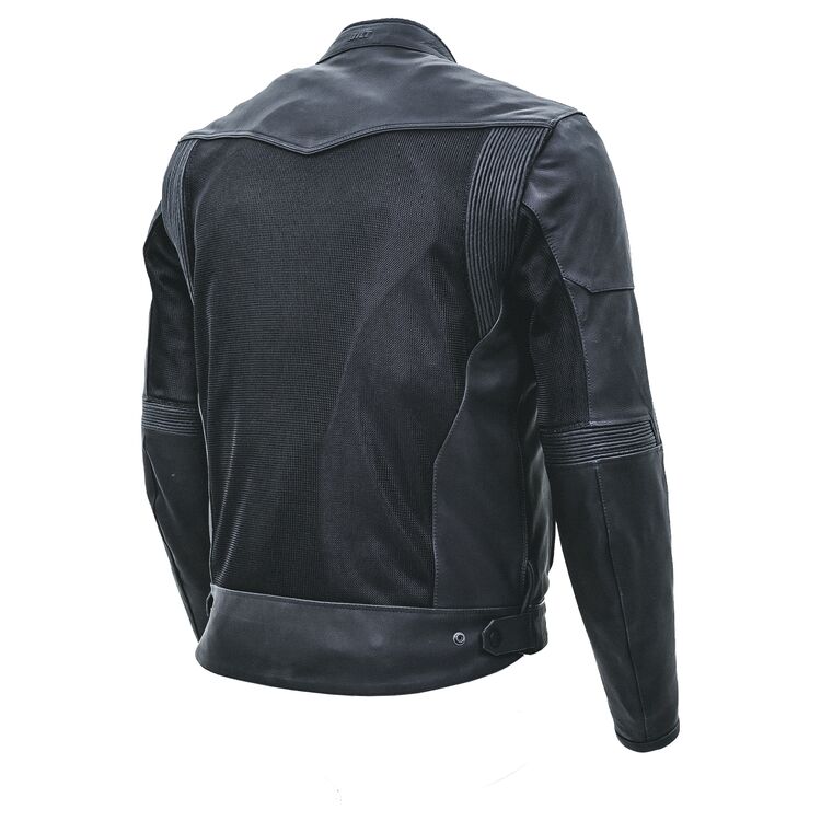 BILT Nomad Air Jacket showcasing leather and mesh hybrid design with reflective piping and detachable lining.