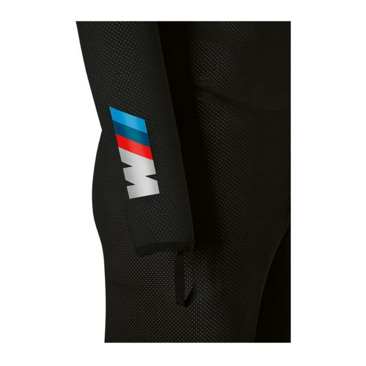 BMW RR Functional Skin Undersuit featuring breathable mesh material and stylish BMW branding.