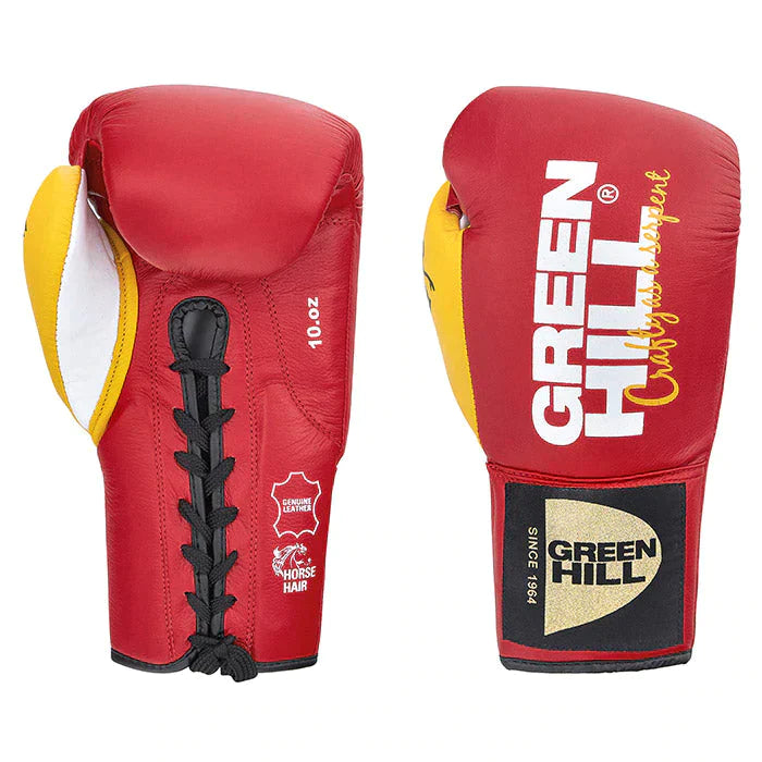 Boxing Gloves Taipan made from genuine leather, featuring multi-layer foam padding and adjustable Velcro straps, available in various colors.