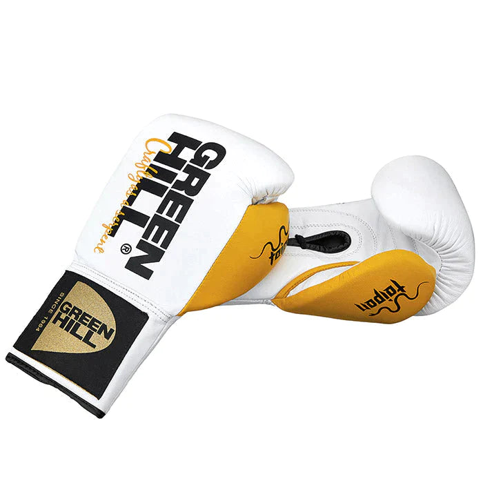 Boxing Gloves Taipan made from genuine leather, featuring multi-layer foam padding and adjustable Velcro straps, available in various colors.