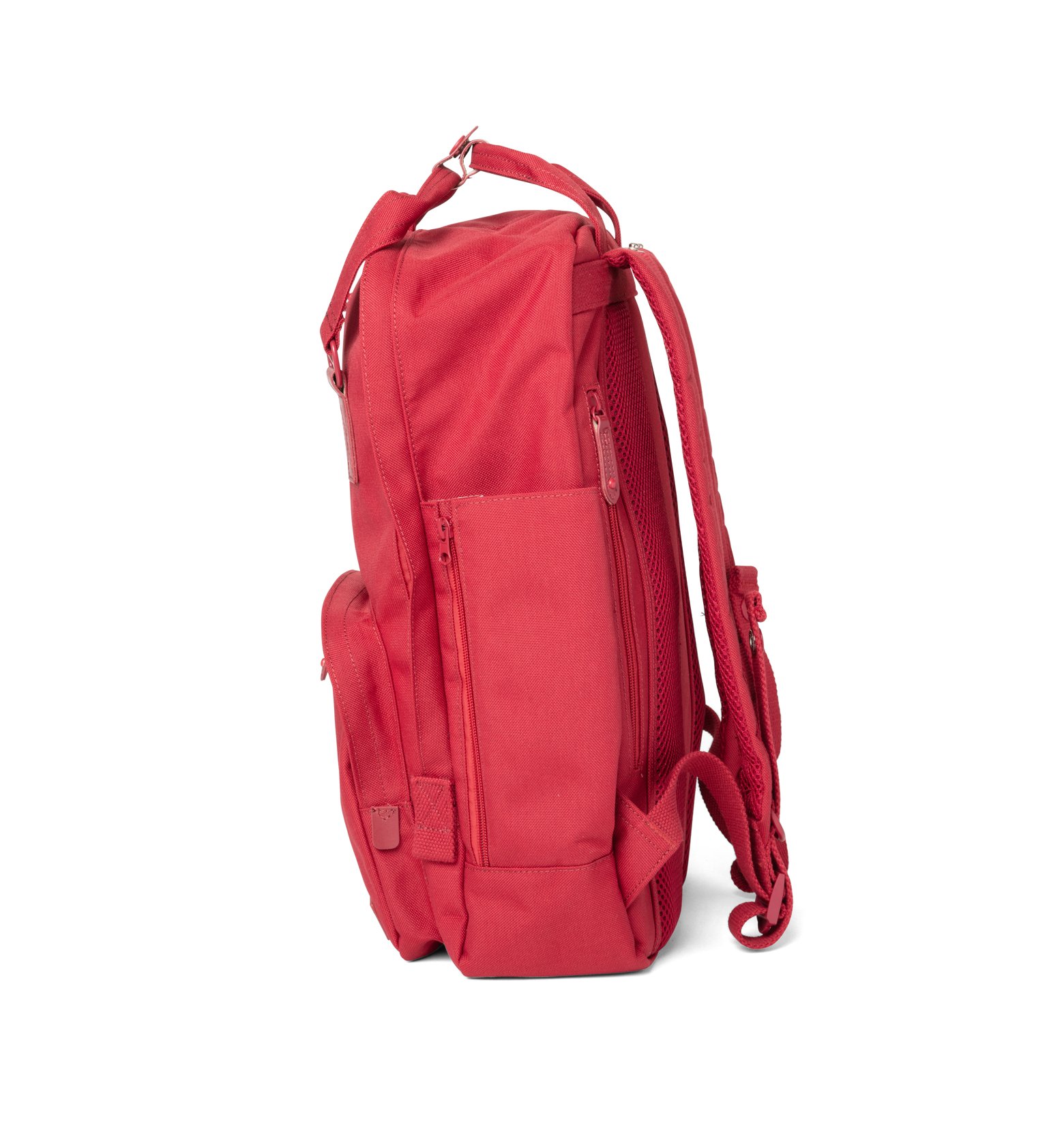 Cama Large Carmine backpack featuring a stylish design with leather accents and multiple pockets for organization.