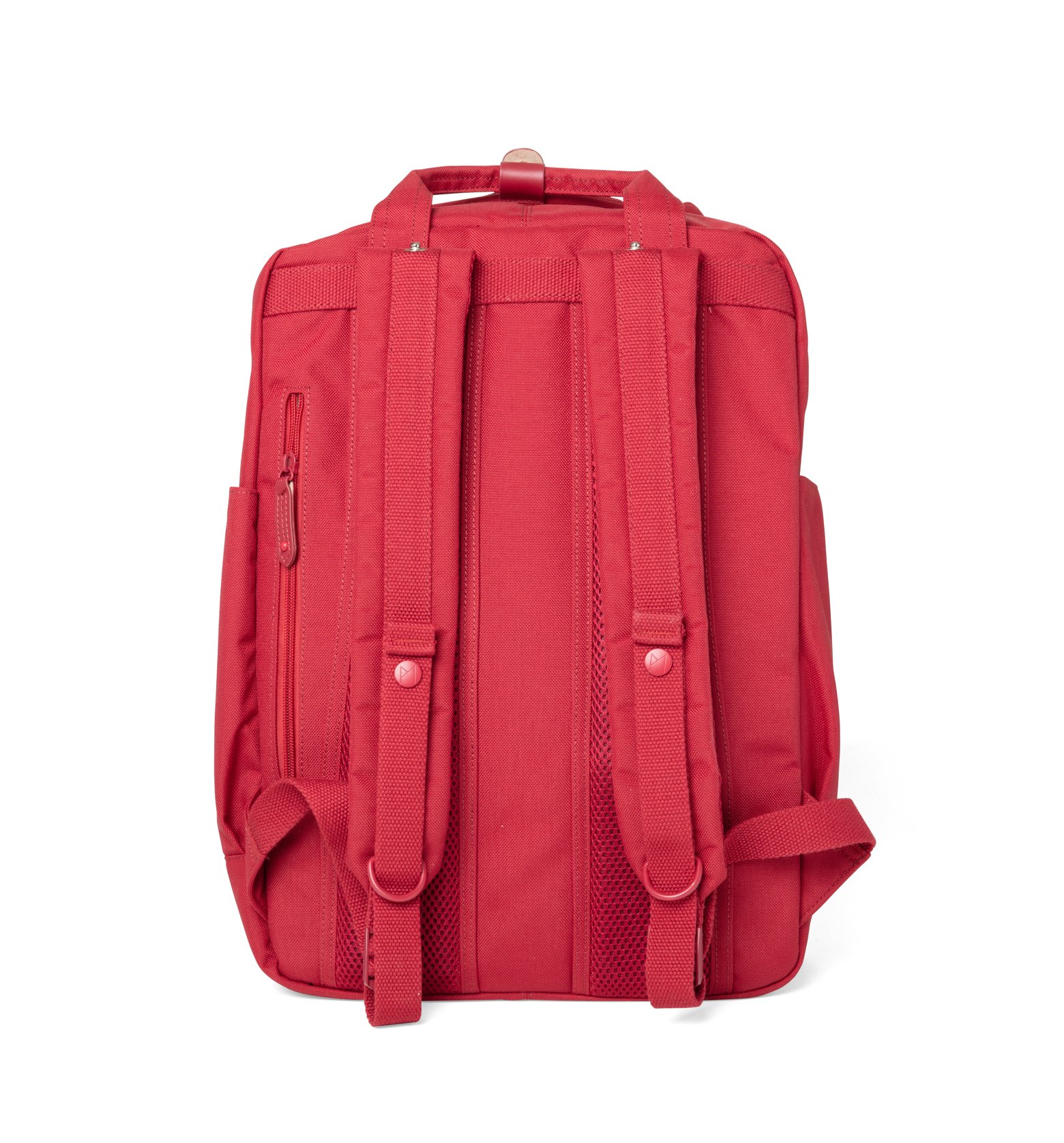 Cama Large Carmine backpack featuring a stylish design with leather accents and multiple pockets for organization.