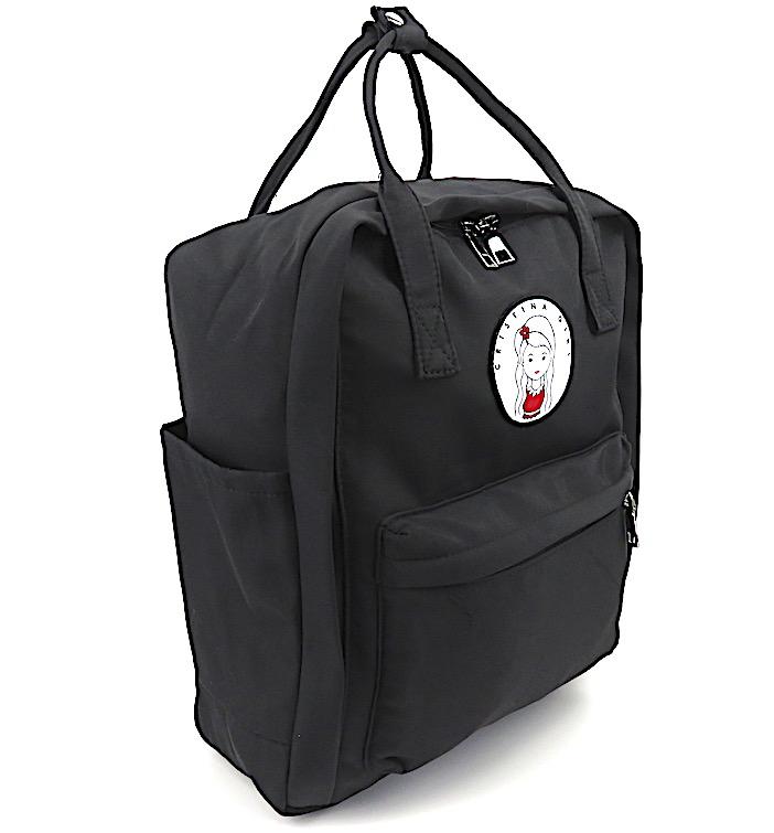 Stylish Carry-All Bag with Laptop Pocket in waterproof nylon, featuring adjustable straps and zipped front pocket, available in five colors.