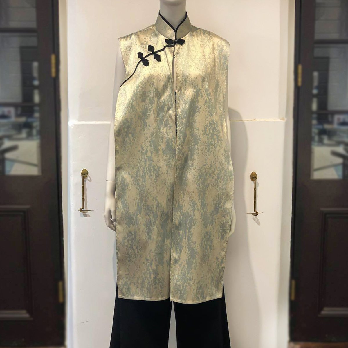 Elegant Cheongsam Scarf featuring traditional designs and colors, perfect for versatile styling.