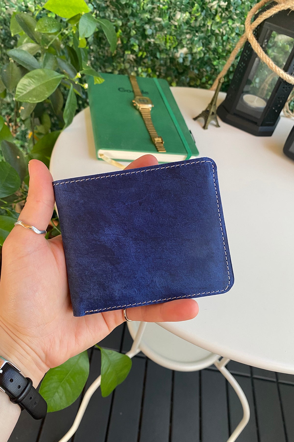 Cosmos Genuine Leather Trifold Classic Men's Wallet in various colors, showcasing its sleek design and high-quality leather.