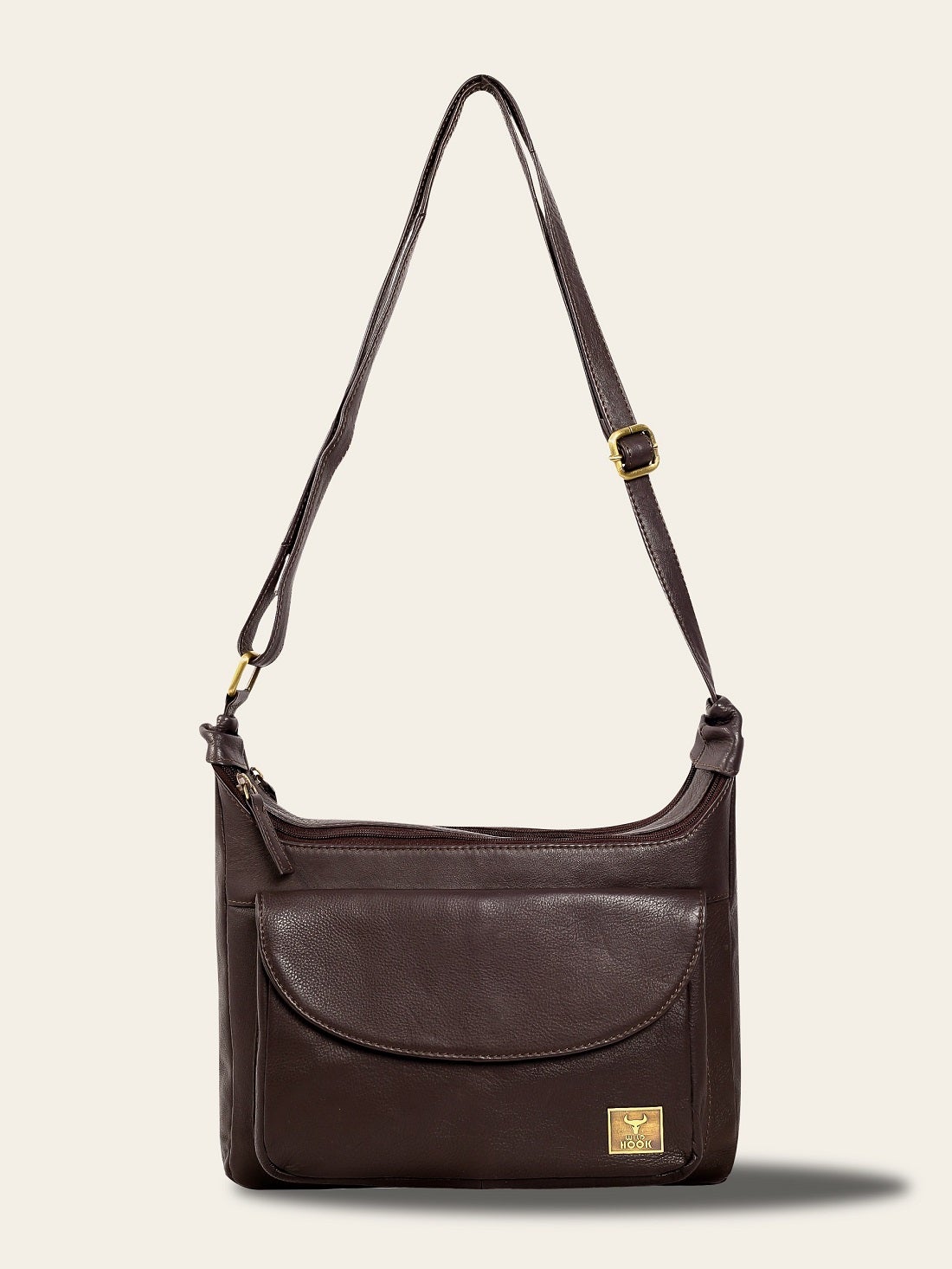 Stylish handmade Crossbody Bag made from top-grain leather, featuring a compact design and durable hardware.